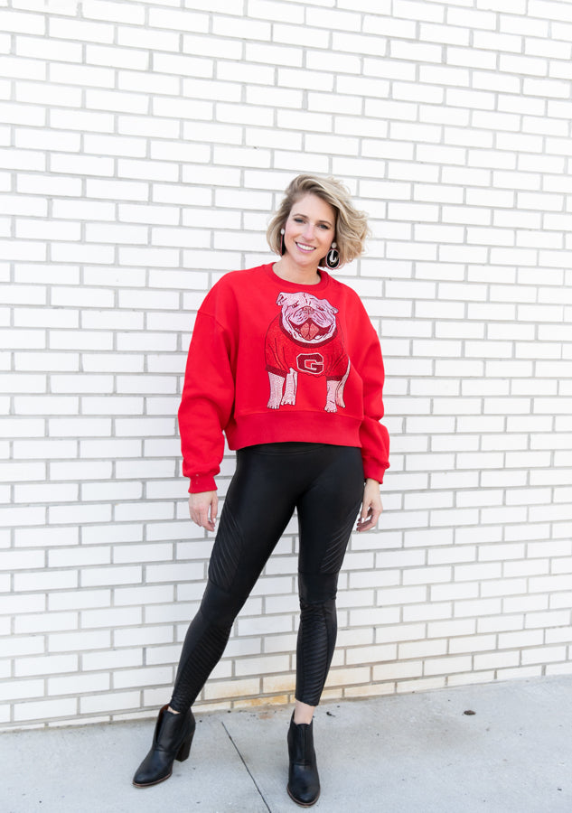 Georgia Dawg Bling Sweatshirt