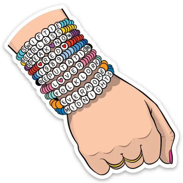 Eras Friendship Bracelet Sticker