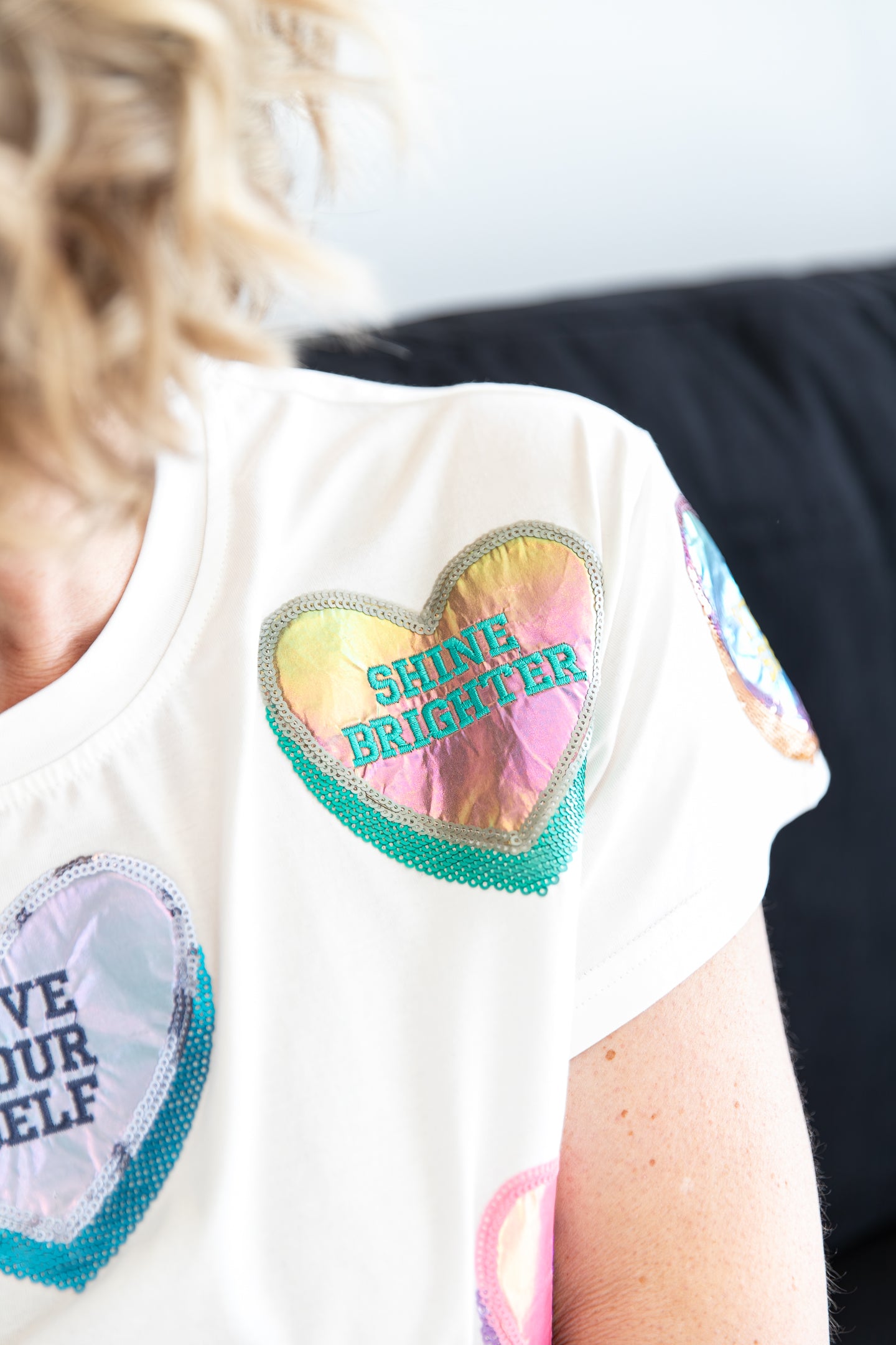 QOS Positive Hearts Tee