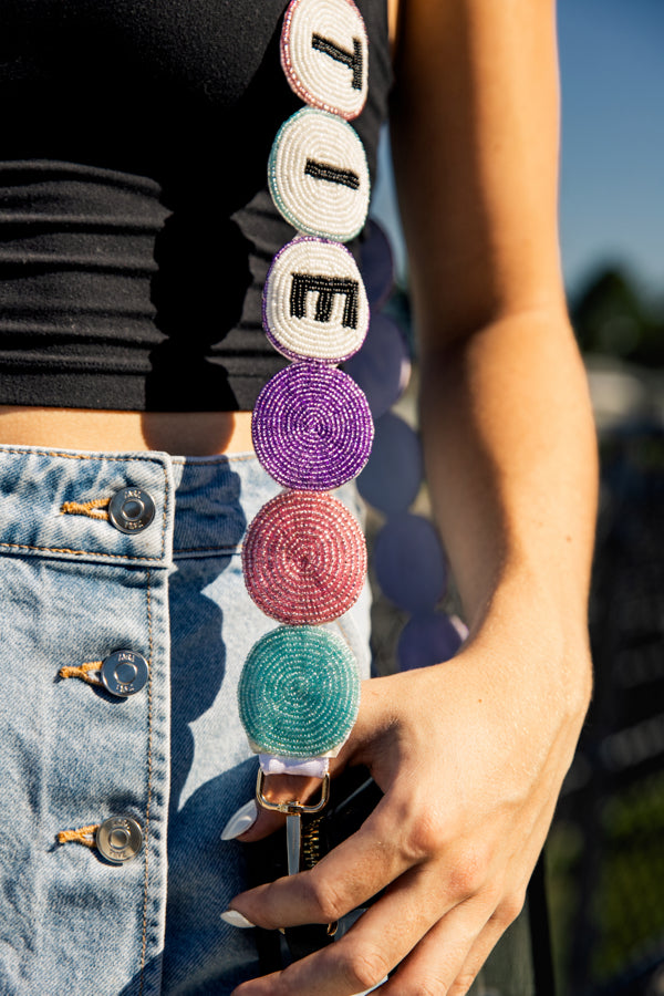 Eras Tour Outfit Friendship Bracelet Beaded Strap and Clear Bag
