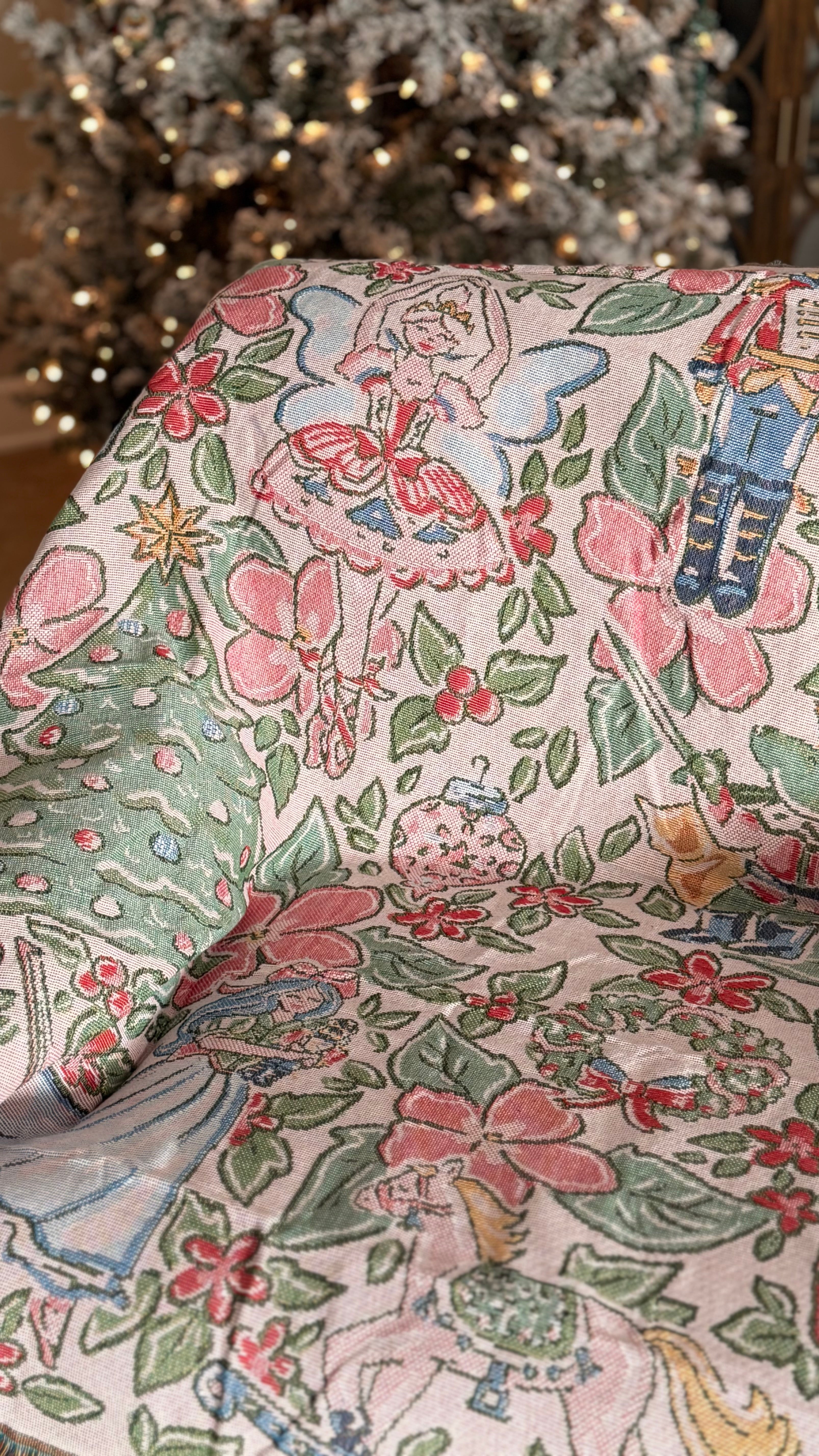Nutcracker in Bloom Woven Blanket