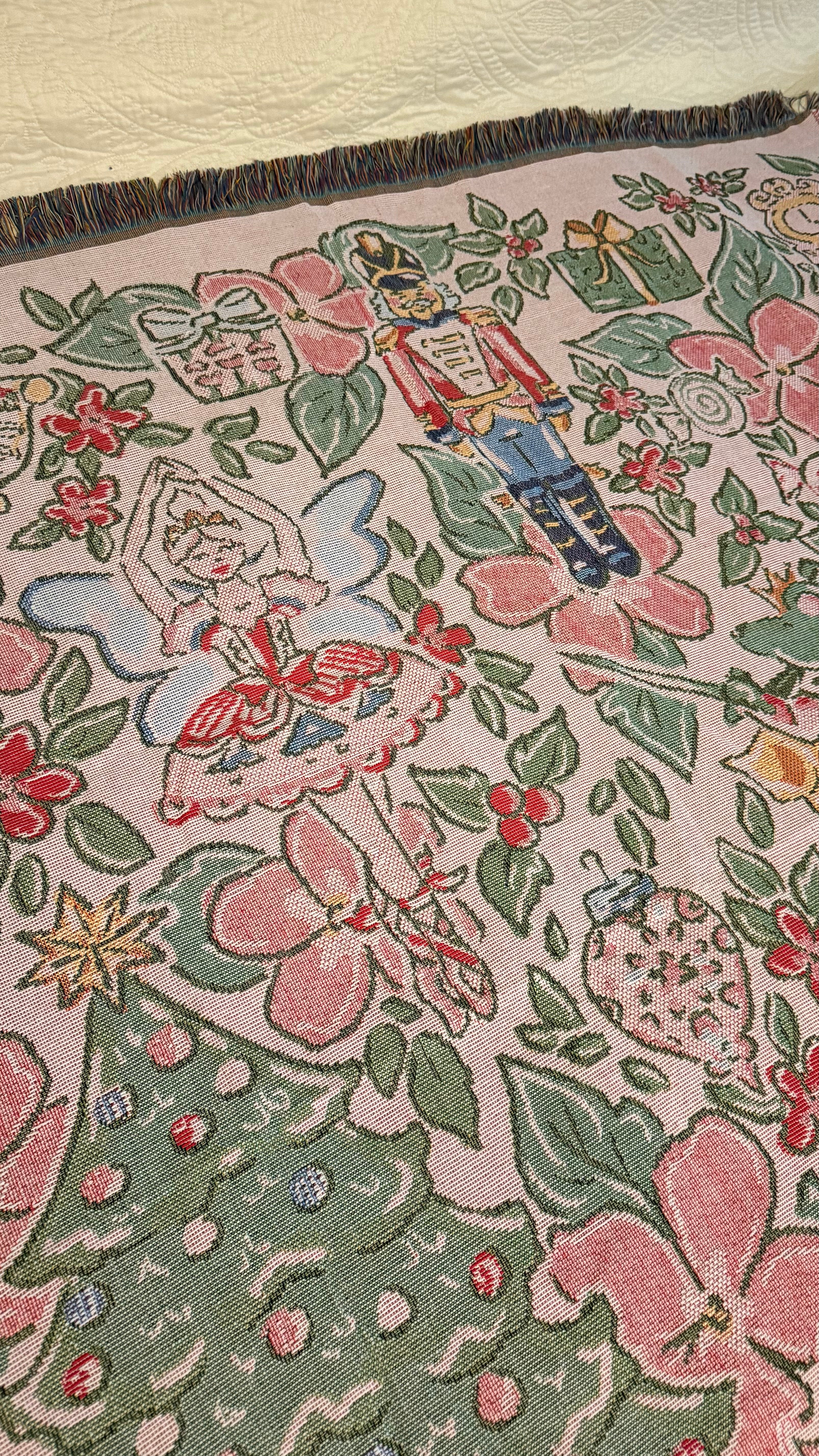 Nutcracker in Bloom Woven Blanket