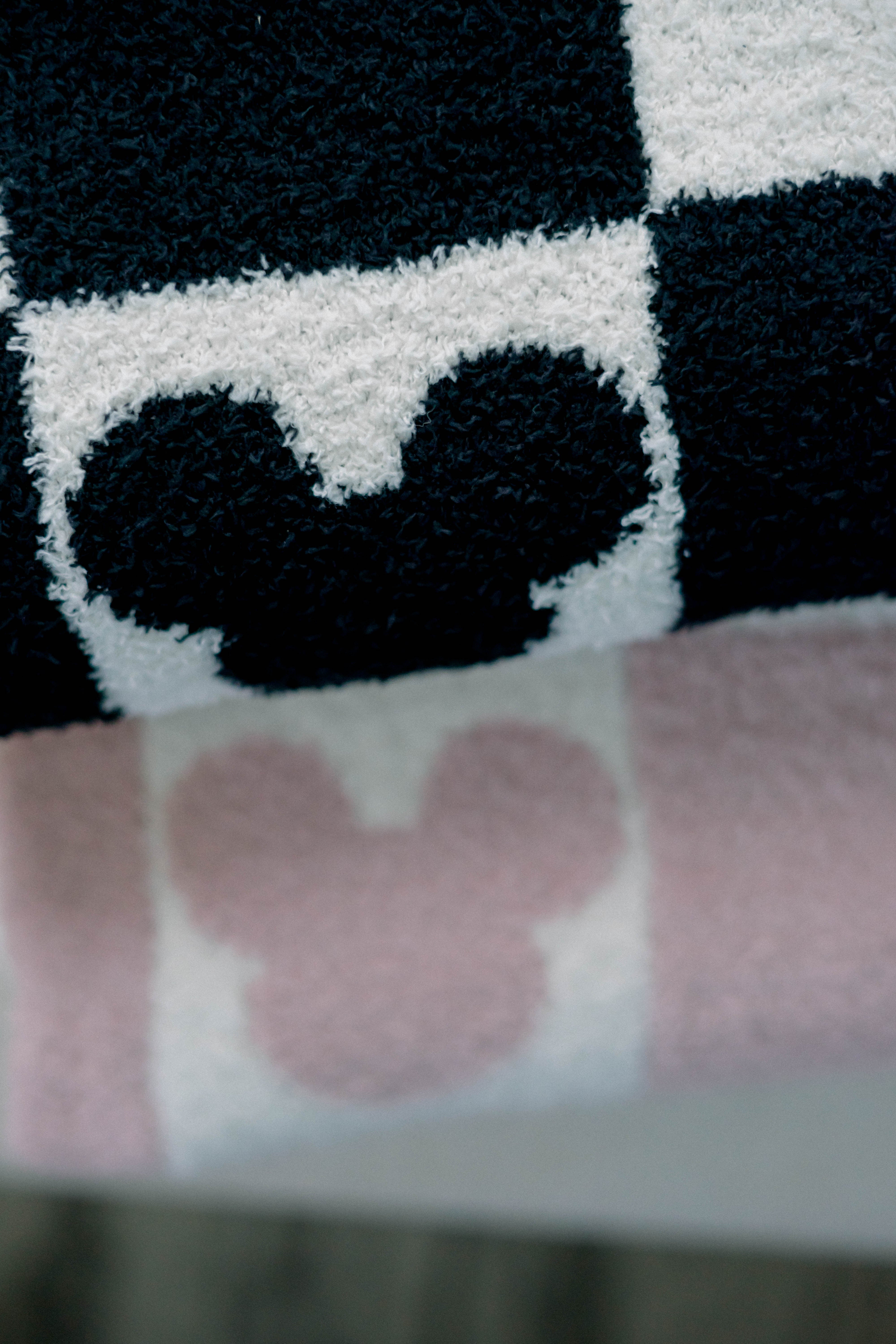 Cozy Mickey Checkered Blanket
