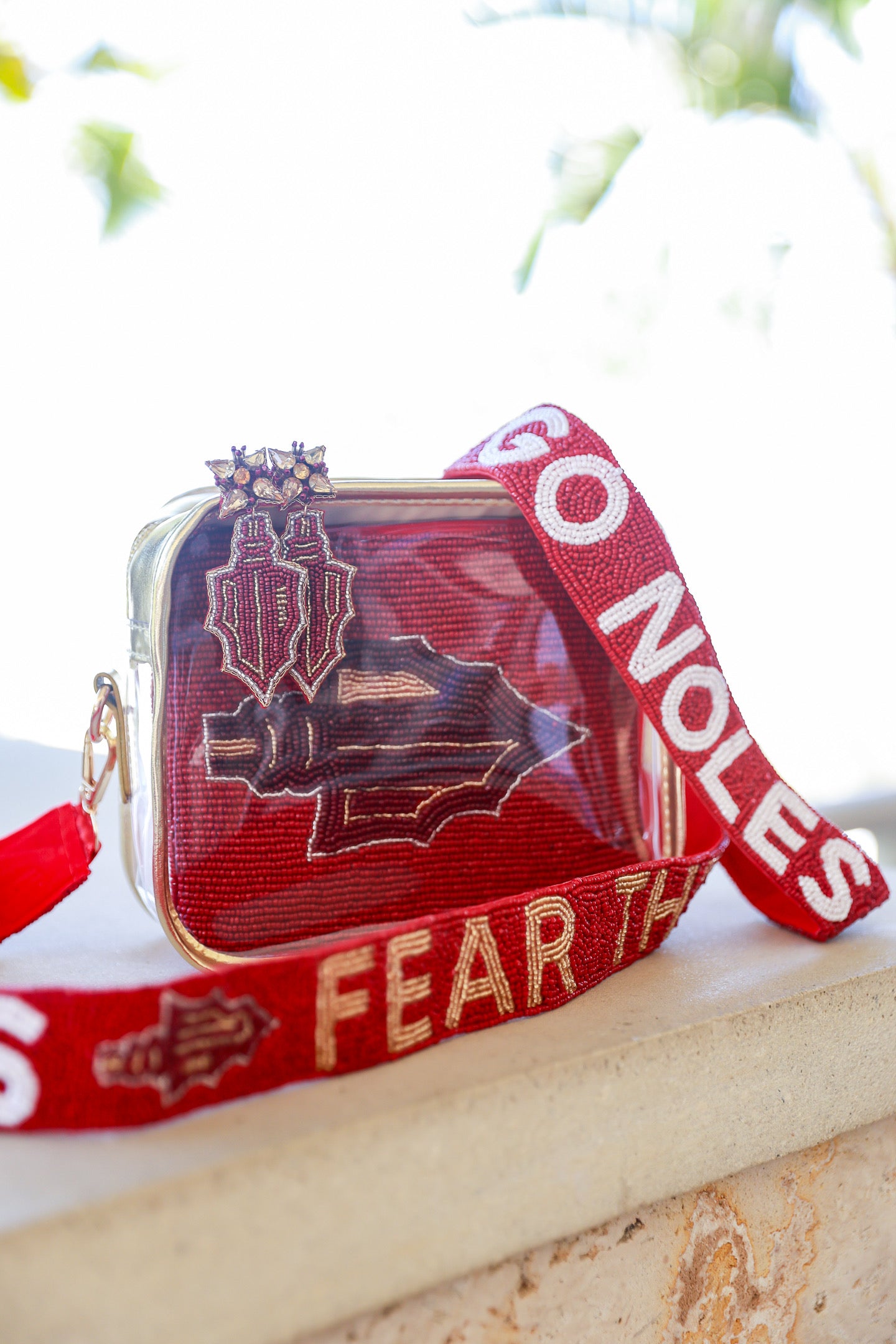Go Noles FSU Beaded Strap