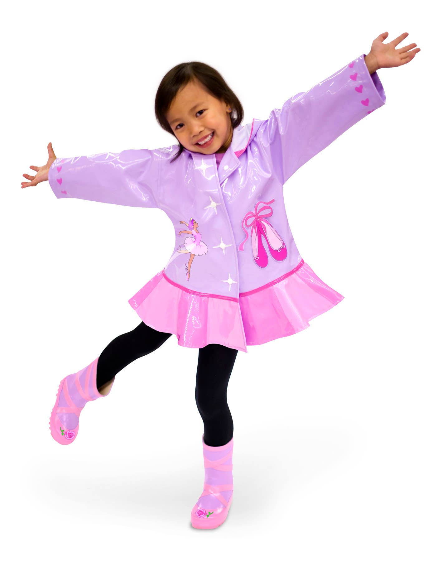 Girl's Ballerina Raincoat