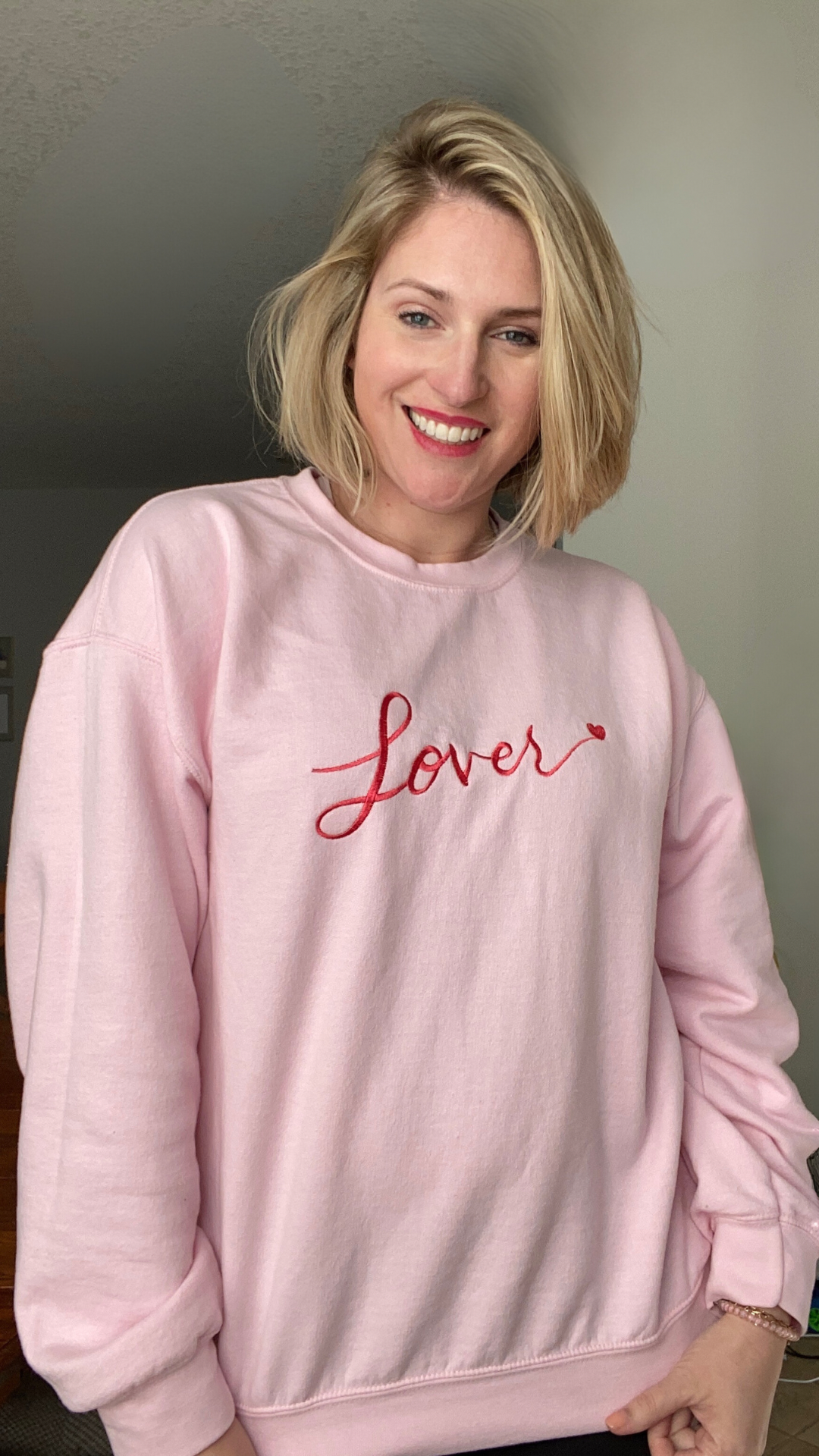 Lover Embroidered Sweatshirt