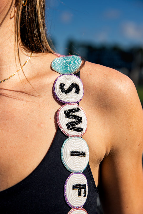 Eras Tour Outfit Friendship Bracelet Beaded Strap and Clear Bag