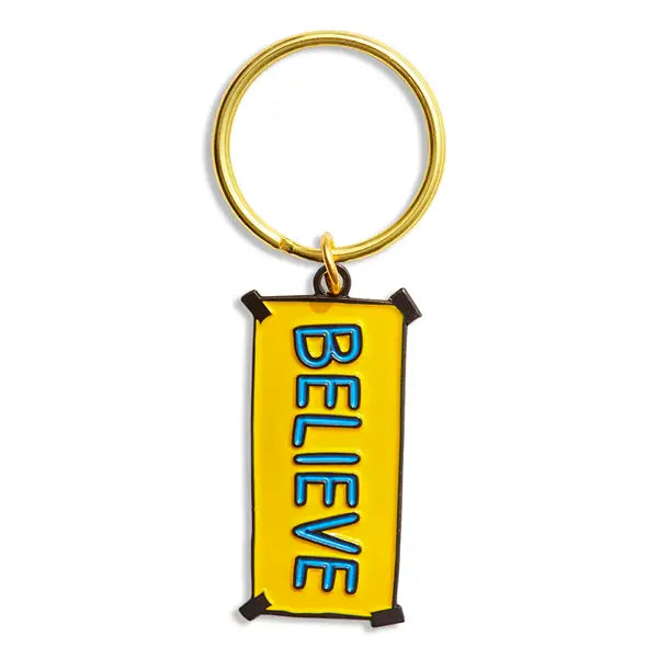 Lasso "Believe" Keychain