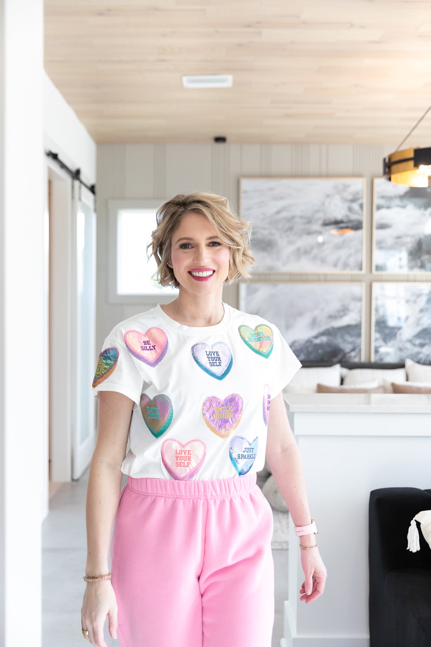 QOS Positive Hearts Tee