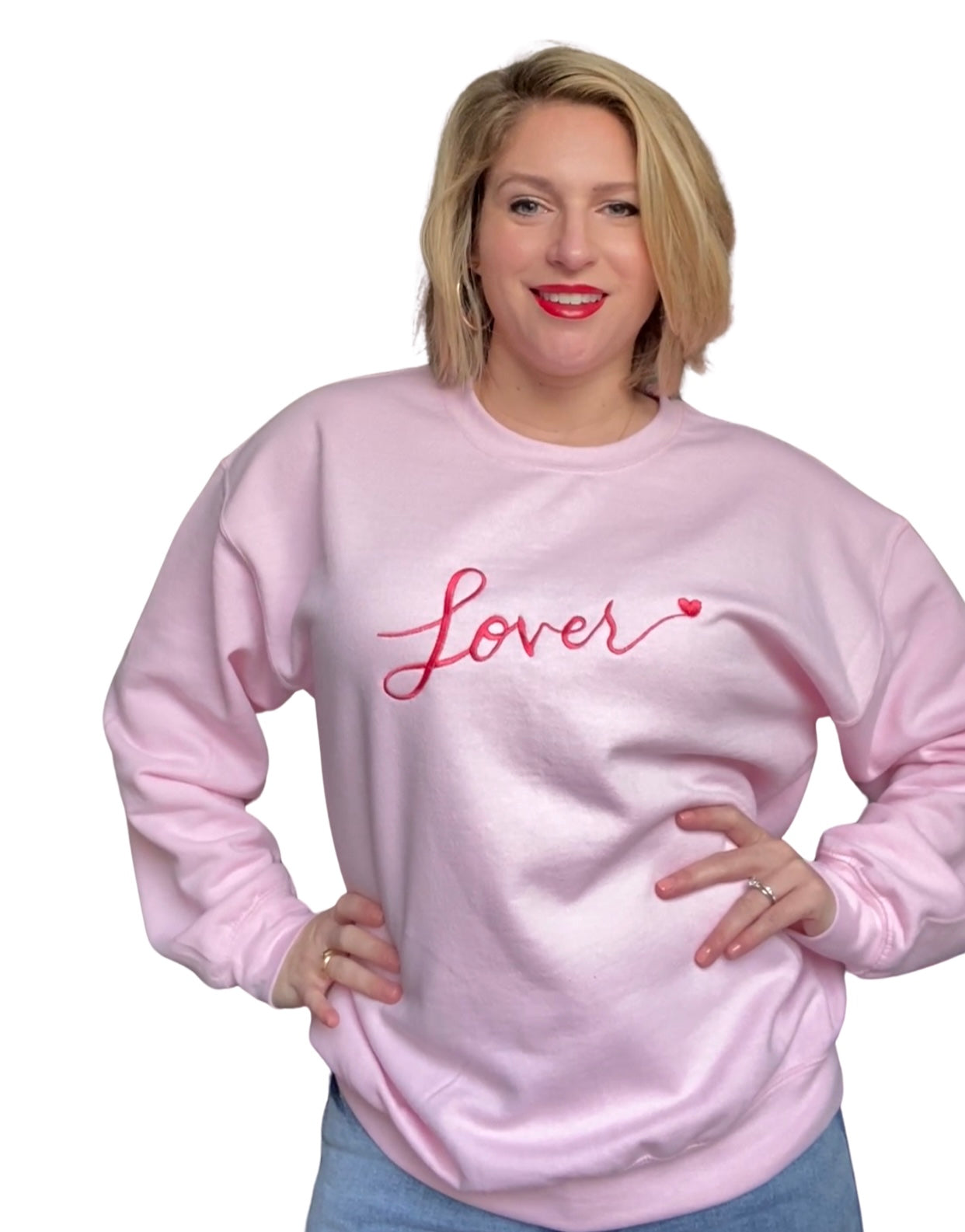 Lover Embroidered Sweatshirt