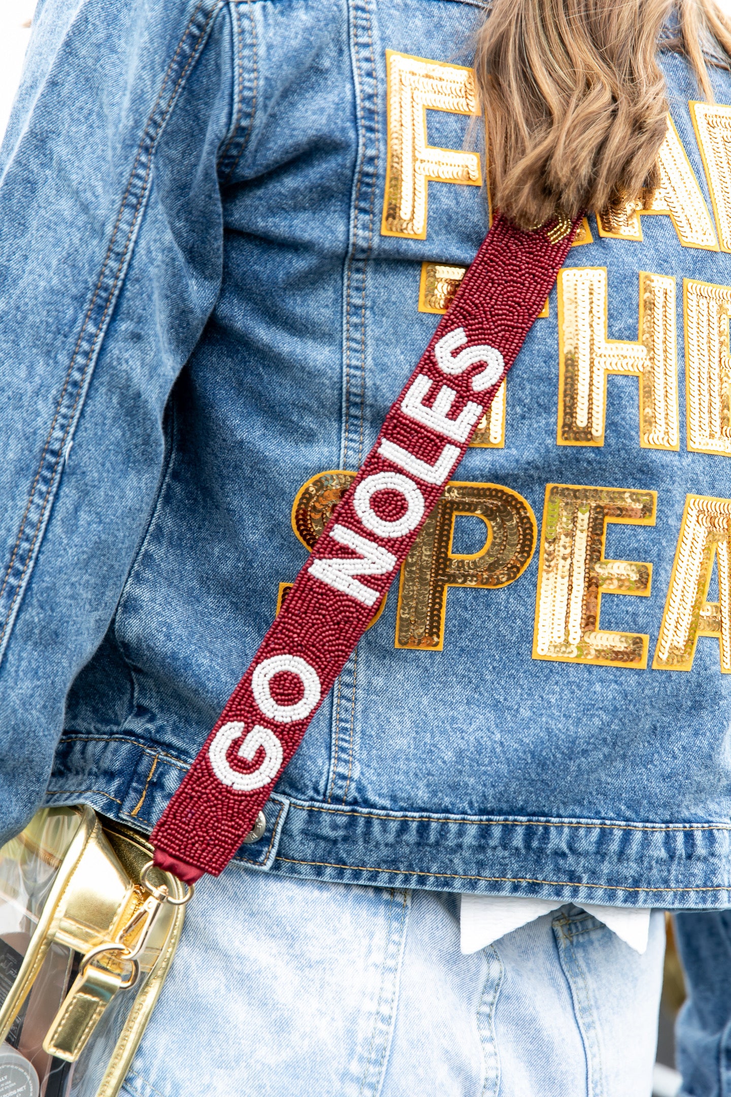 Go Noles FSU Beaded Strap