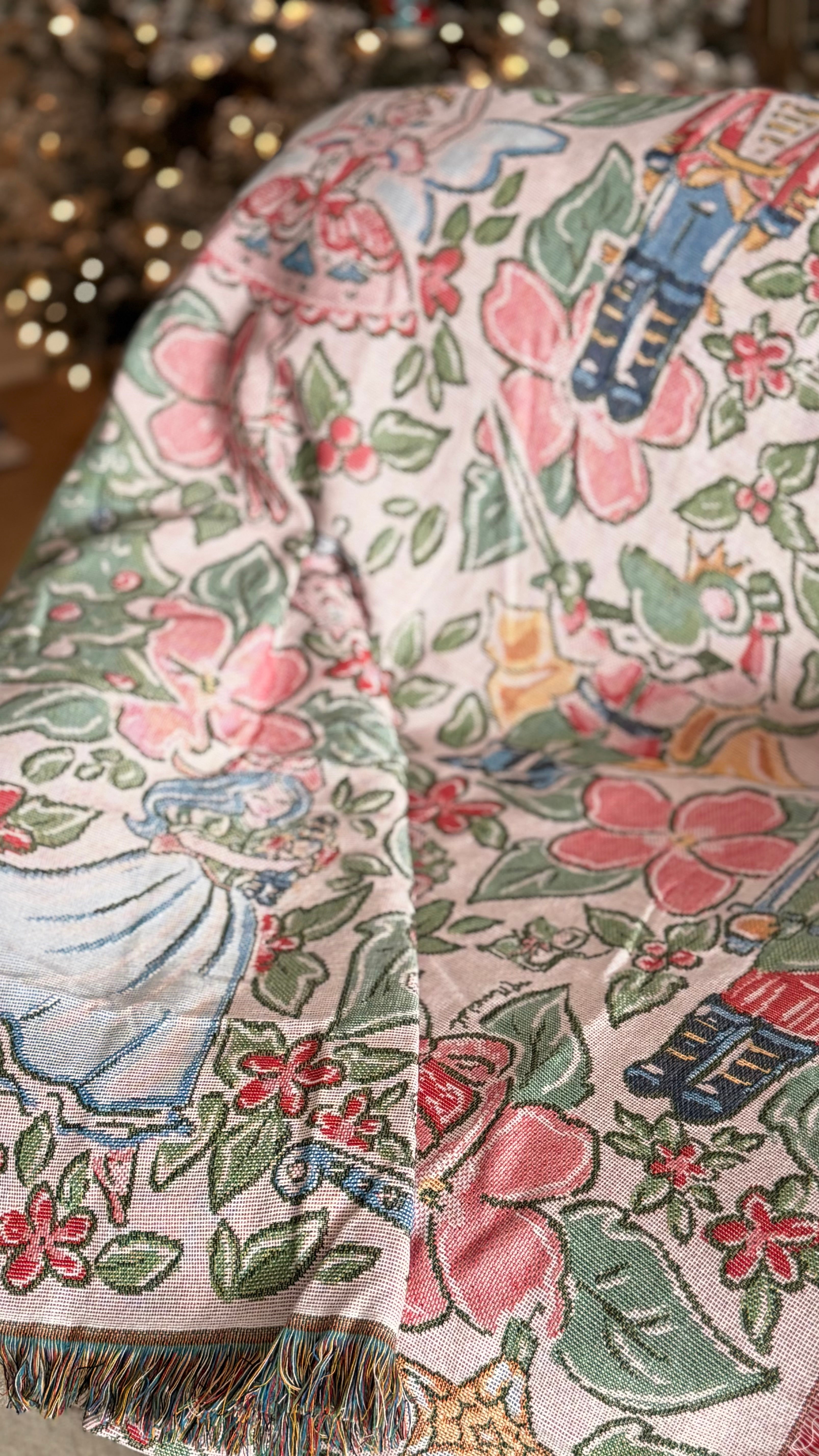 Nutcracker in Bloom Woven Blanket