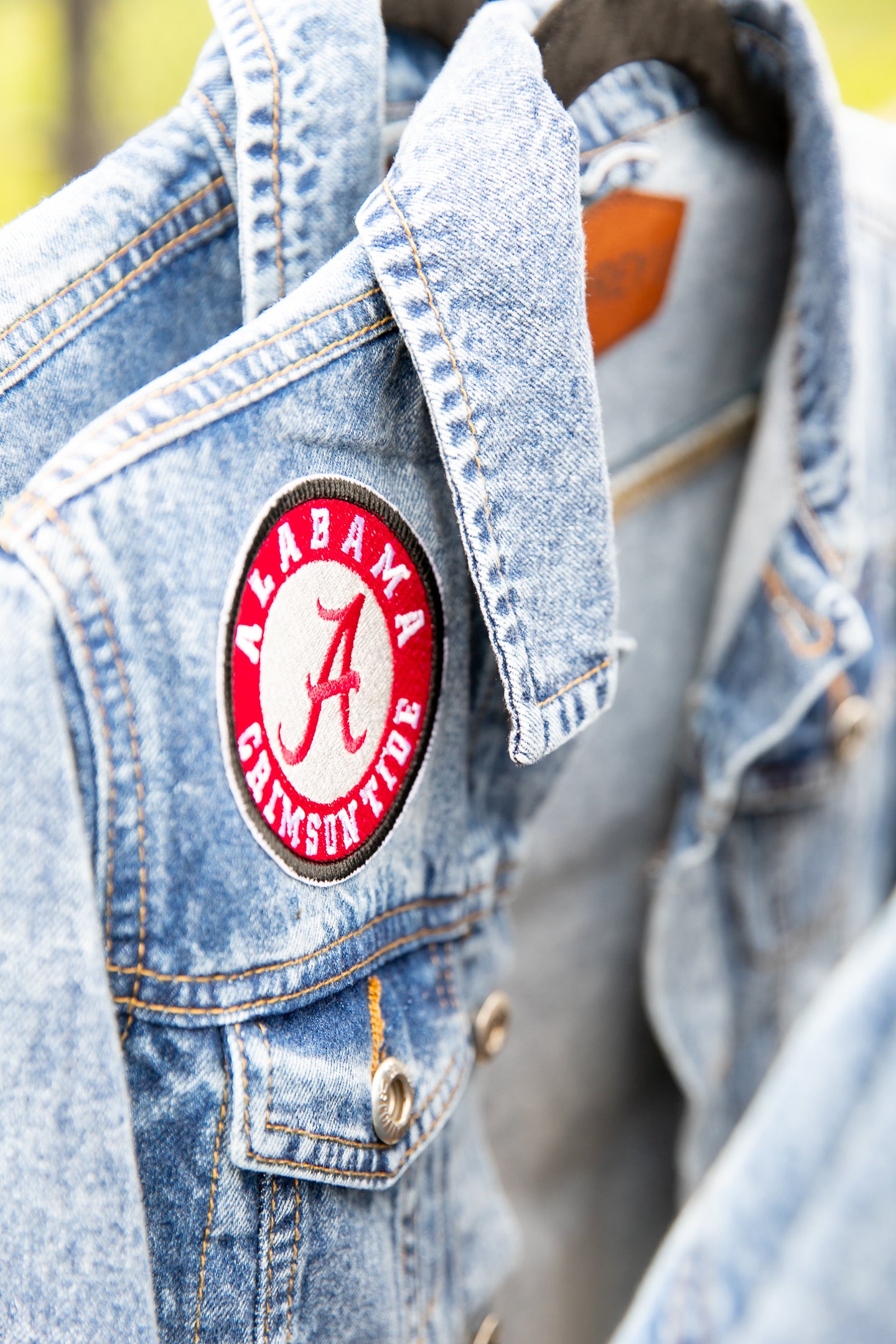 Roll Tide Alabama Custom Denim Jacket - Limited Release
