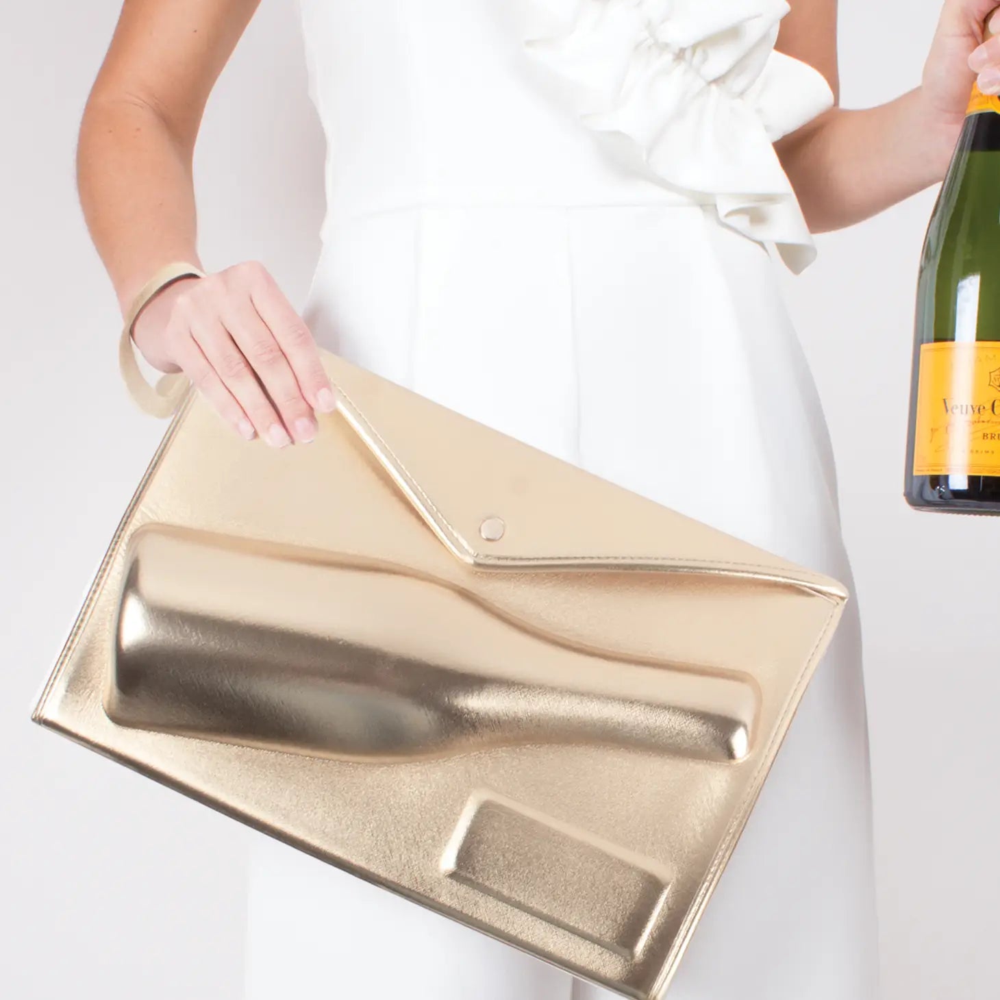 Champagne gold clutch purse online