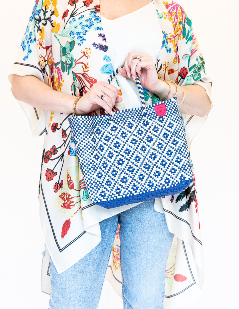 Medium Woven Crossbody Bag