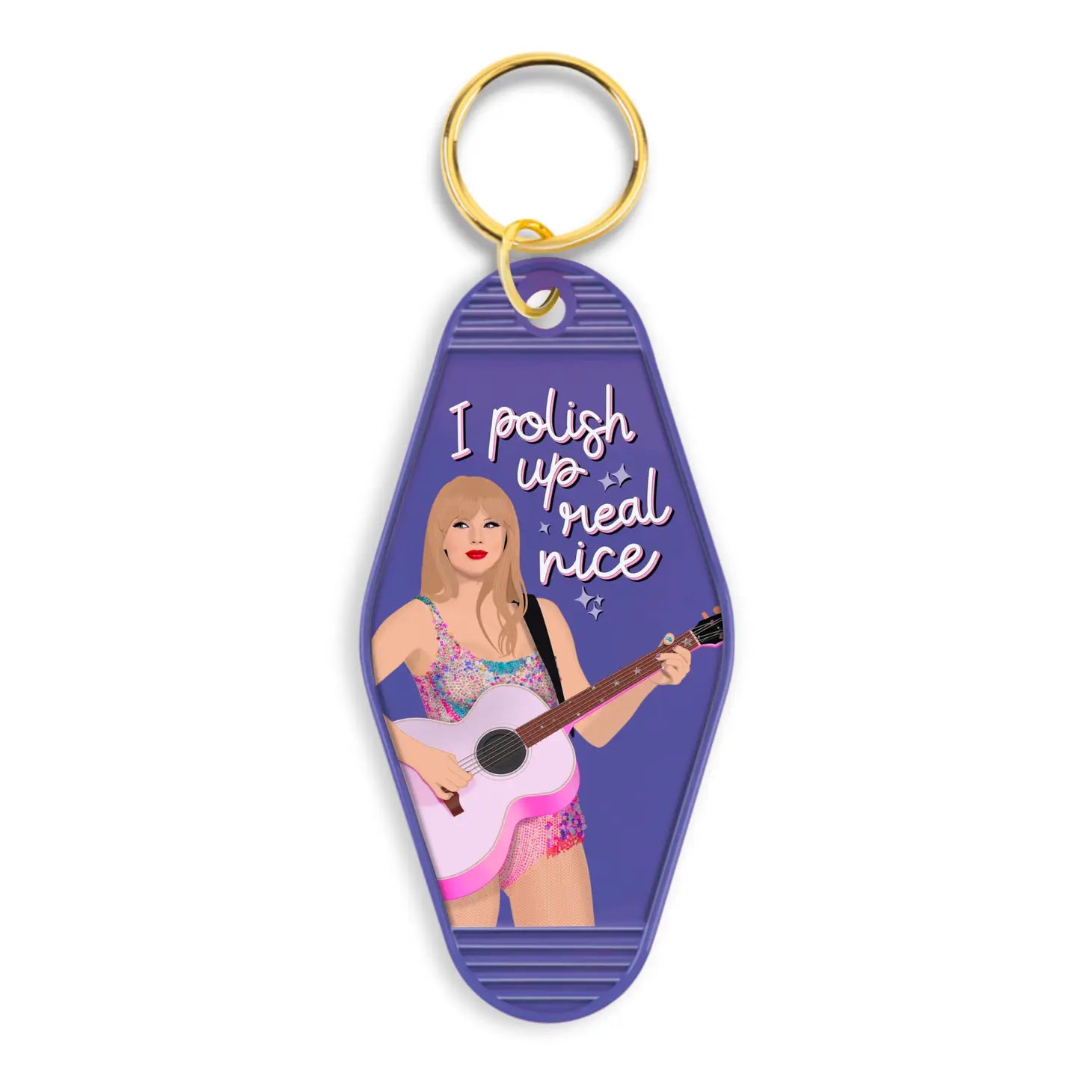 Bejeweled Motel Keychain