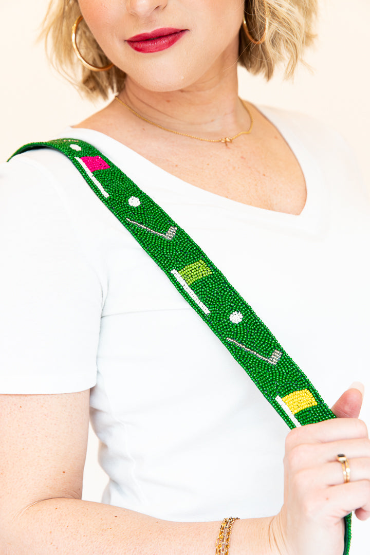 Beaded Golf Purse Strap