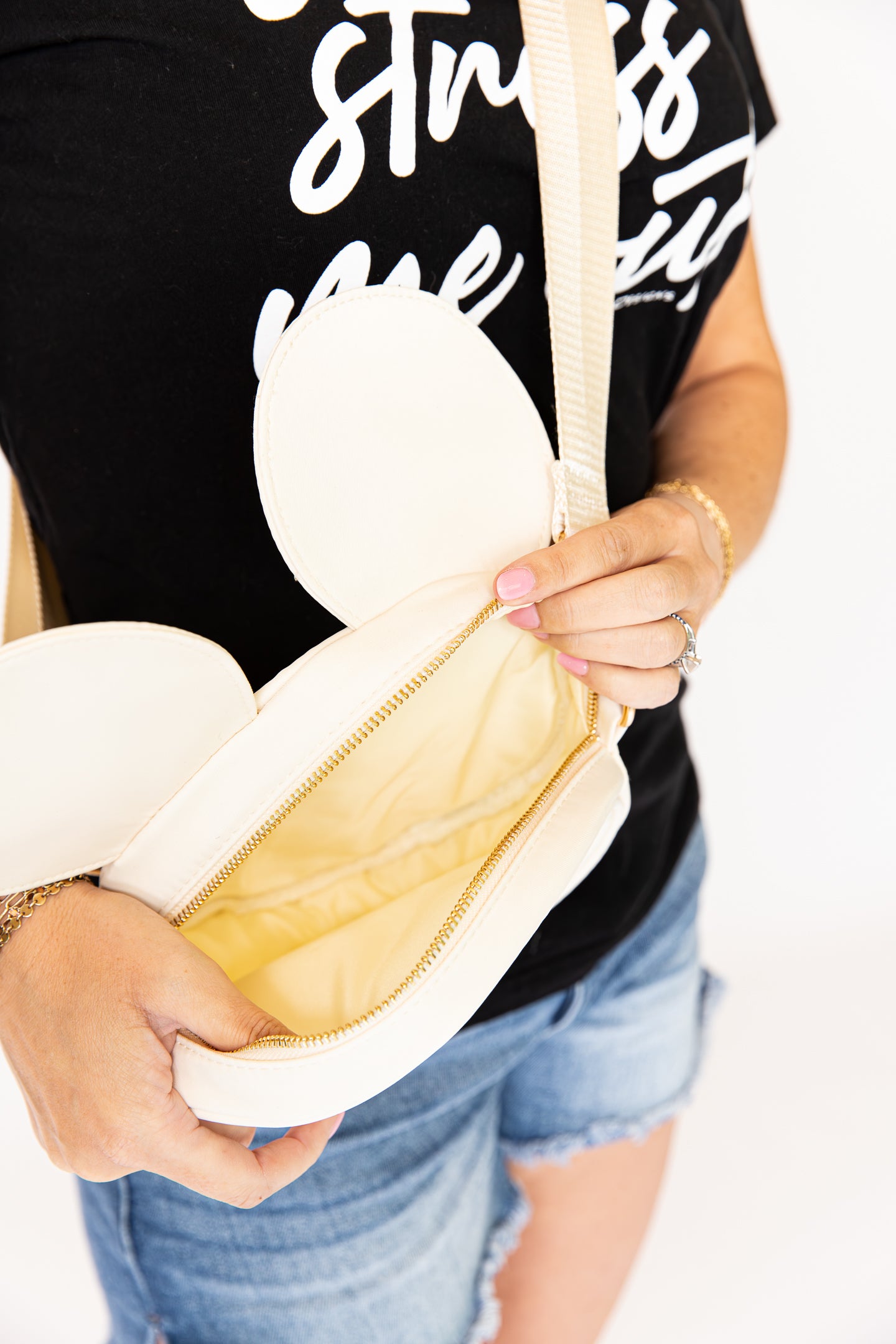 Mickey Head Autograph Crossbody Bag