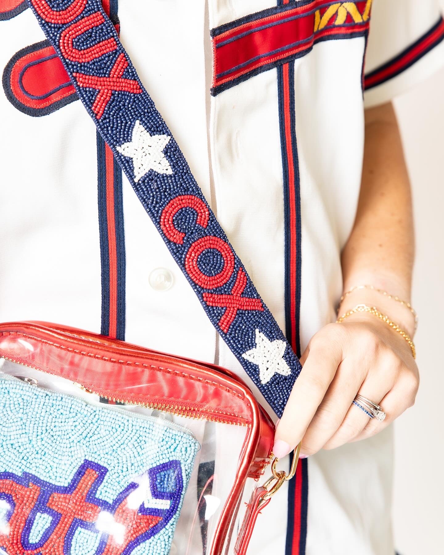 Beaded ATL Braves Coin Purse