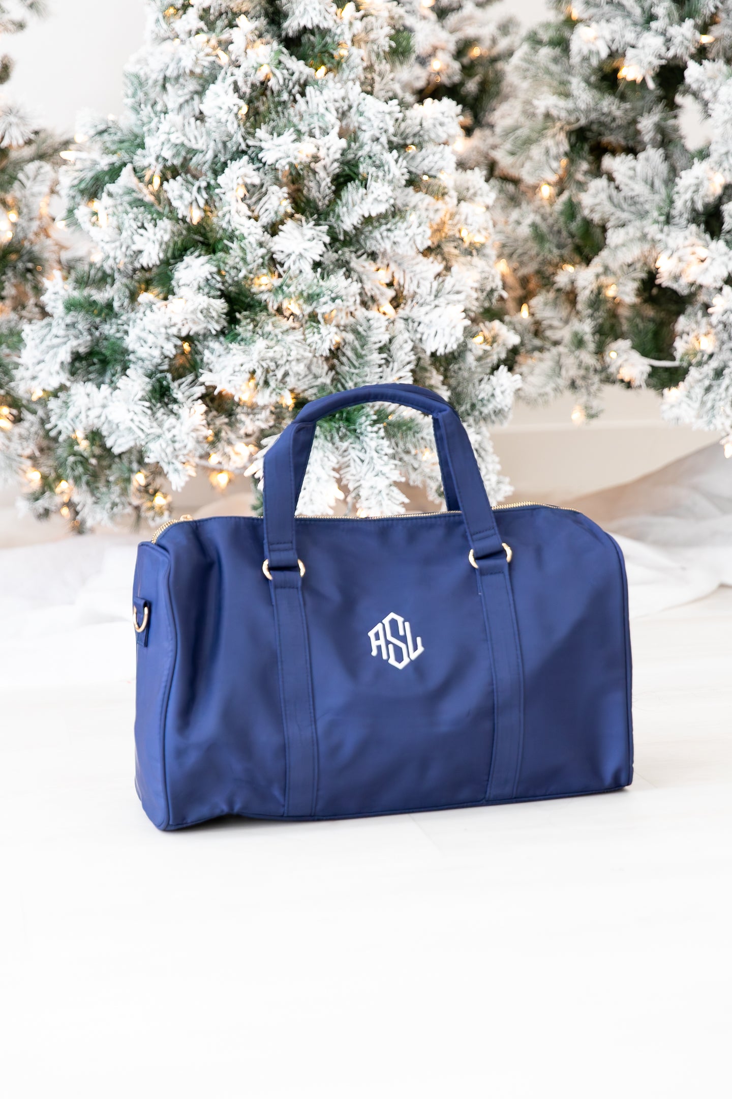 Monogrammed Weekender Duffel Bag