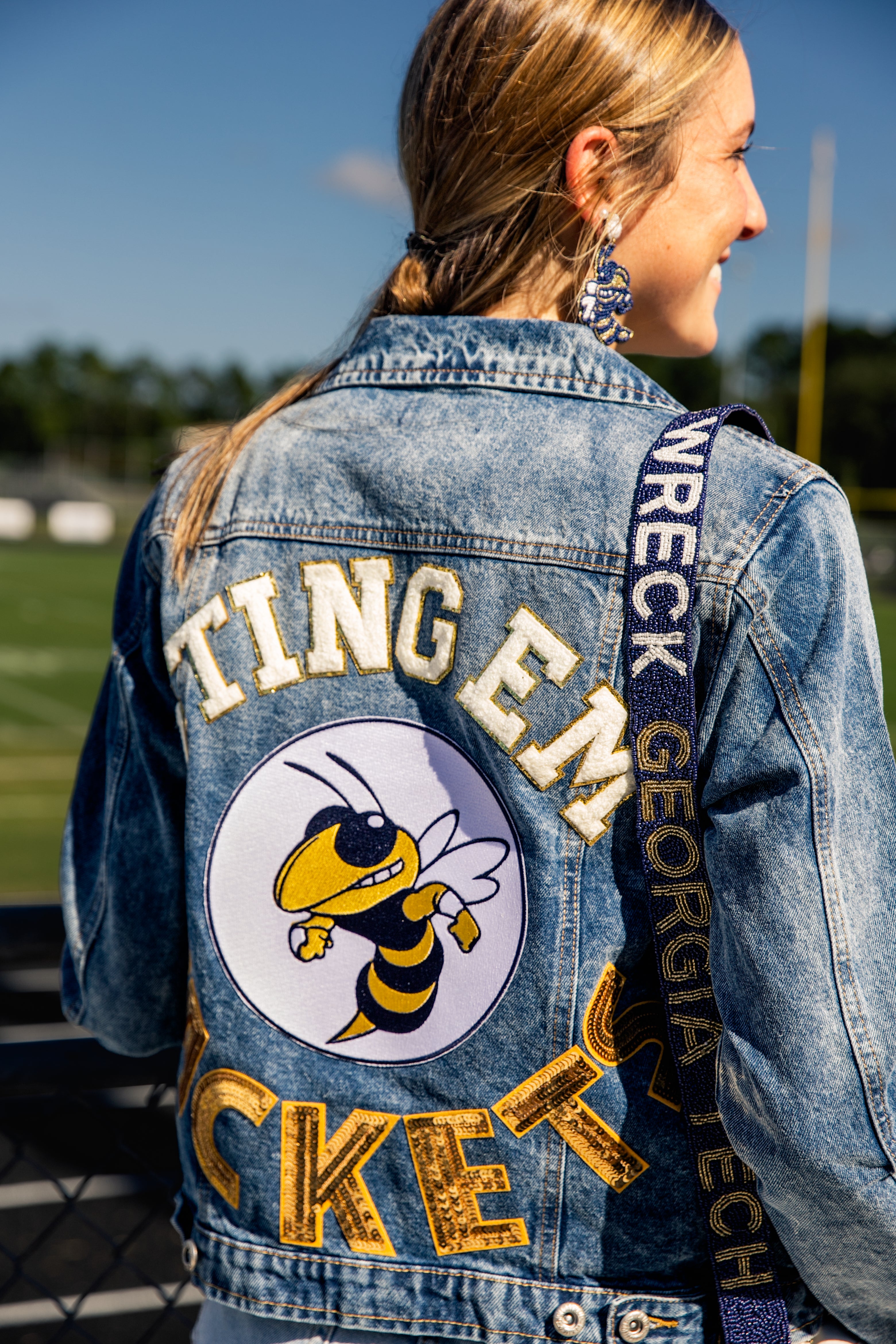 Georgia Tech Custom Denim Jacket - Limited Release