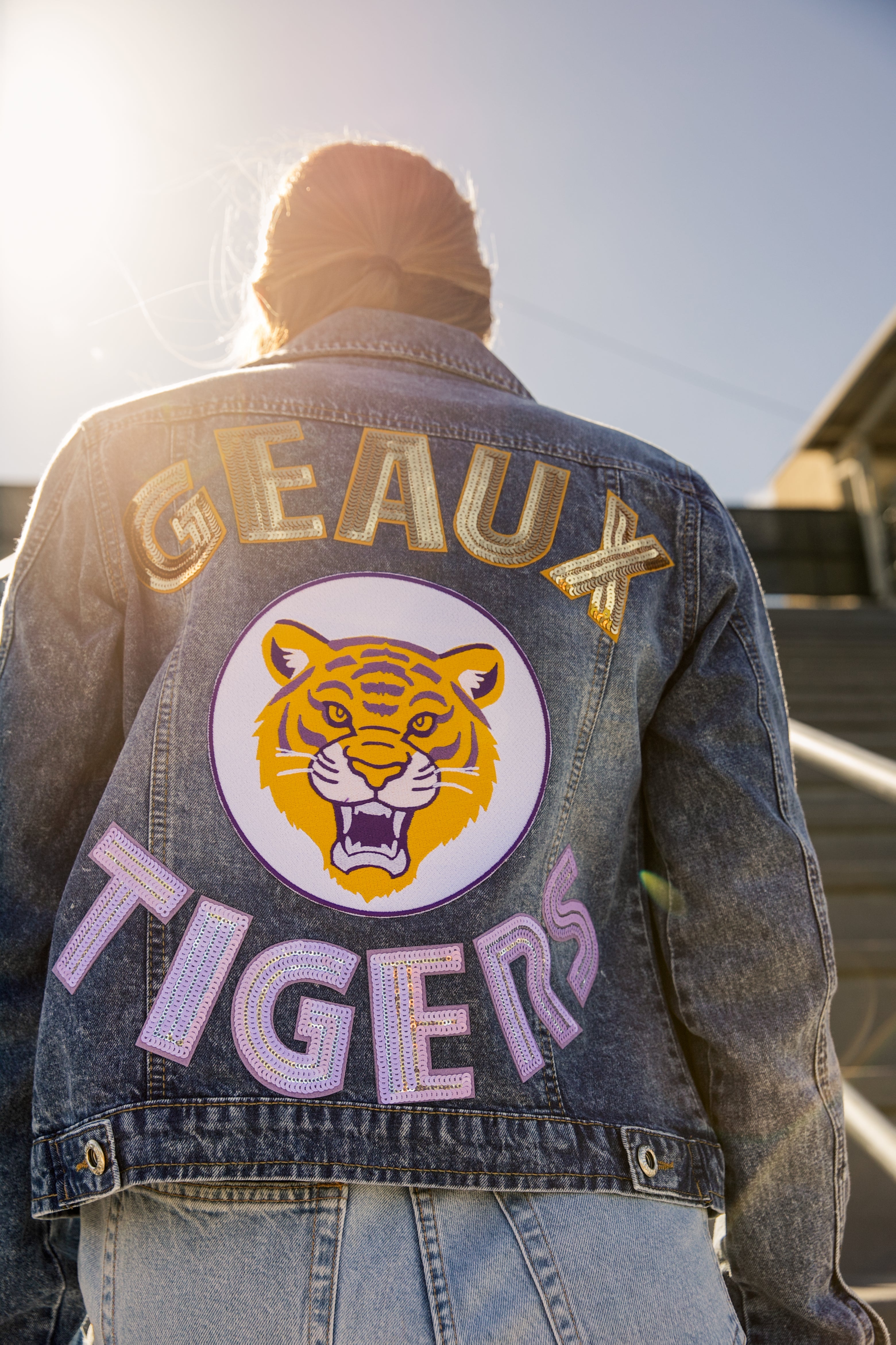 LSU Tigers Custom Denim Jacket - Limited Release