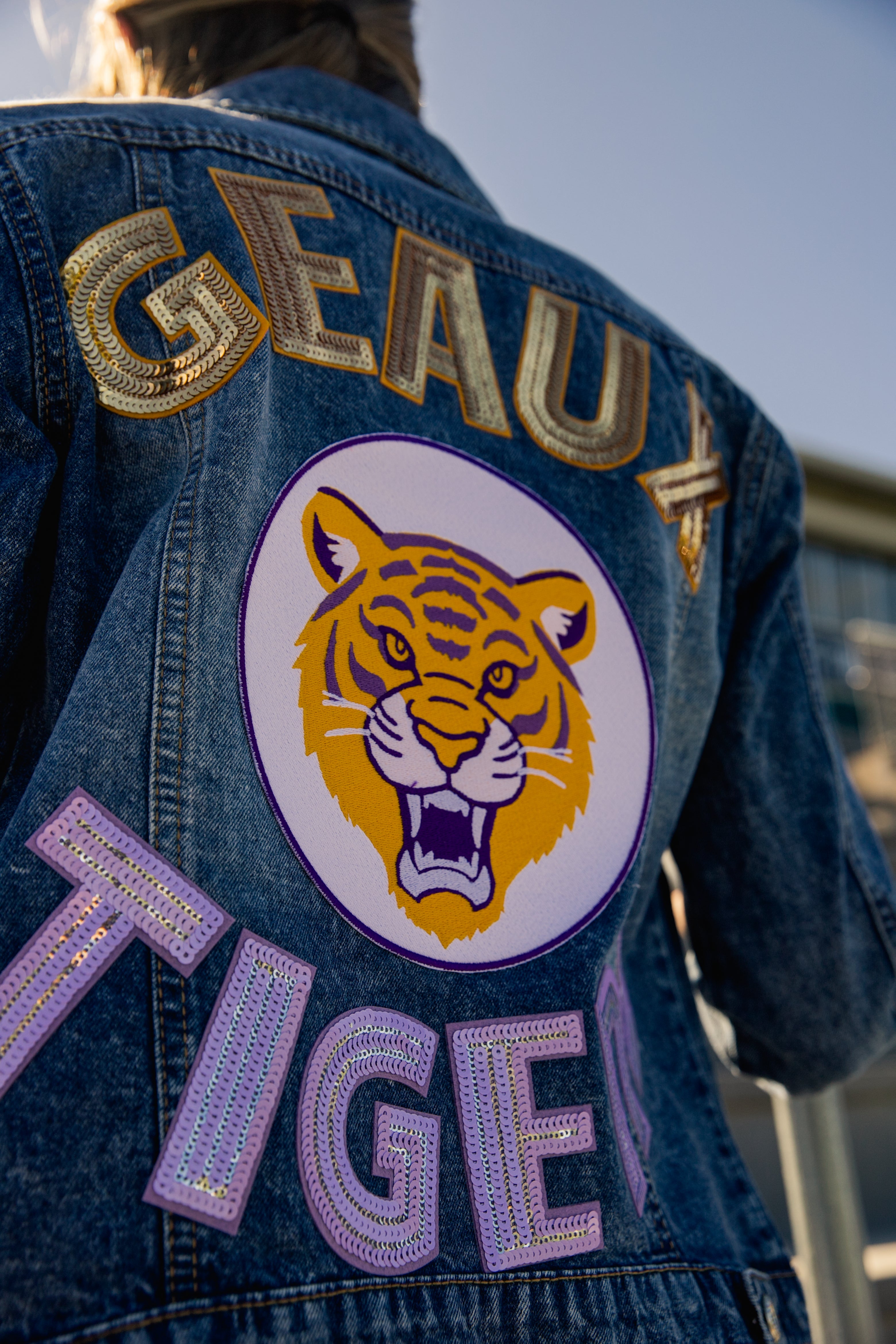 LSU Tigers Custom Denim Jacket - Limited Release