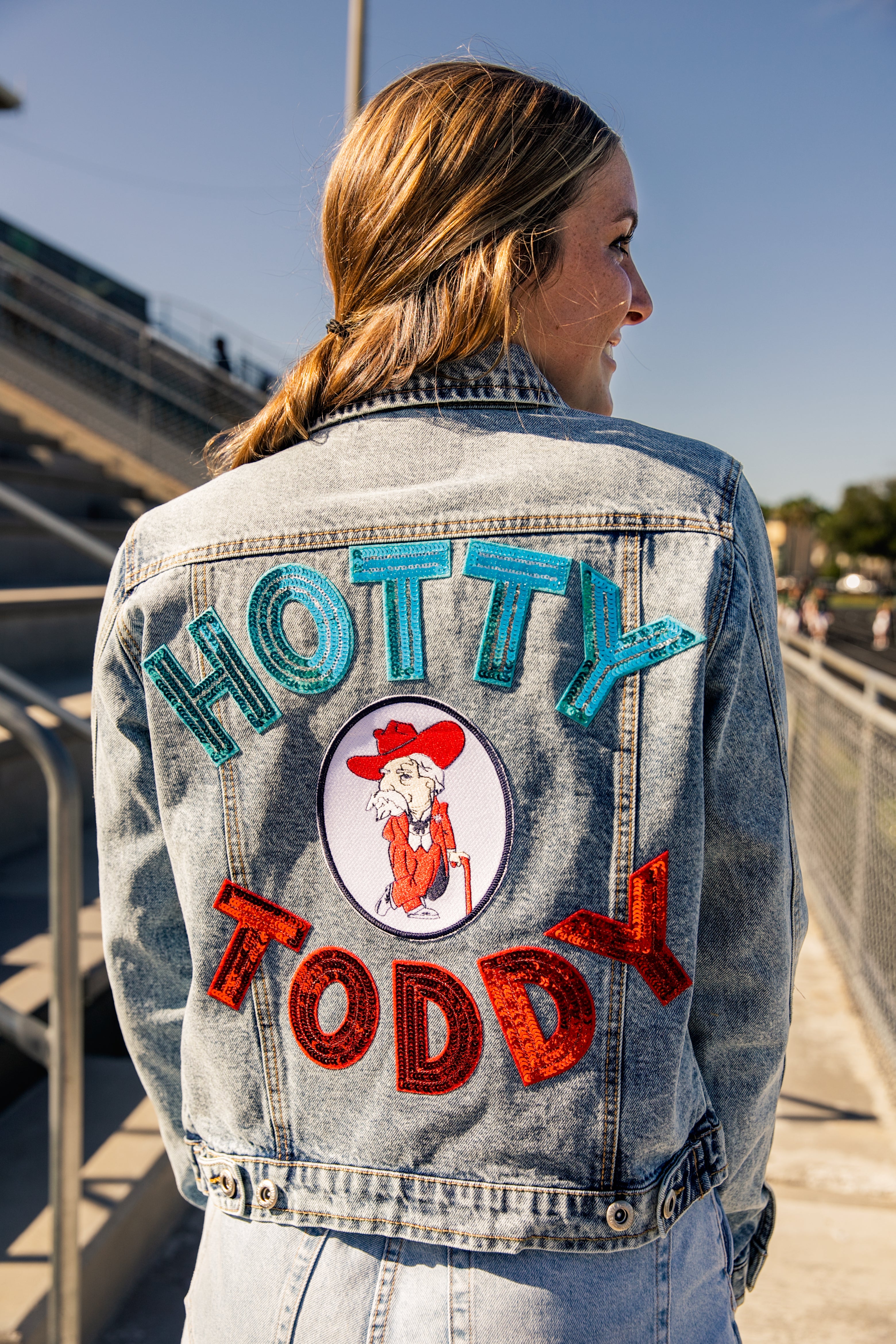 Ole Miss Hotty Toddy Custom Denim Jacket - Limited Release