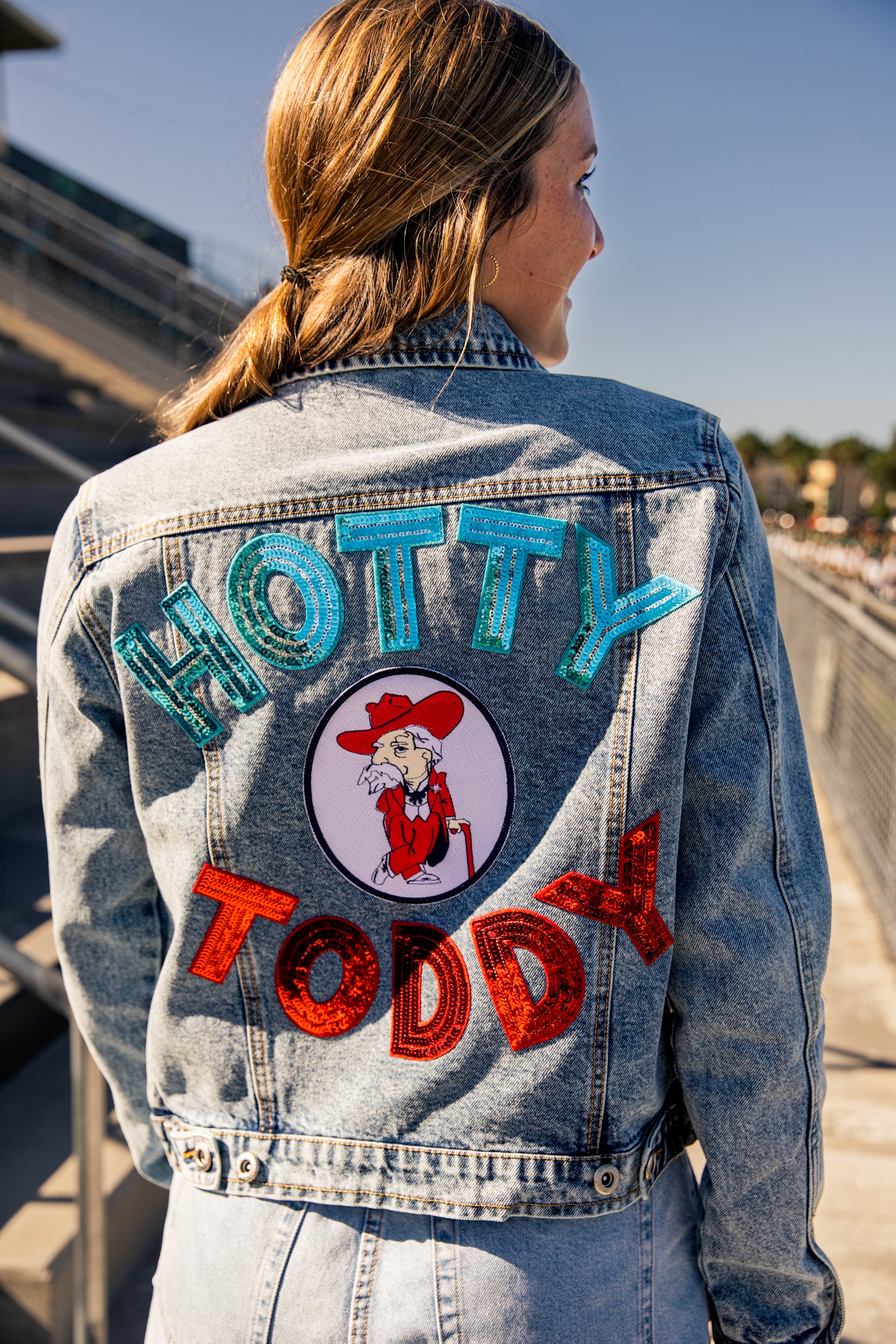 Ole Miss Hotty Toddy Custom Denim Jacket - Limited Release