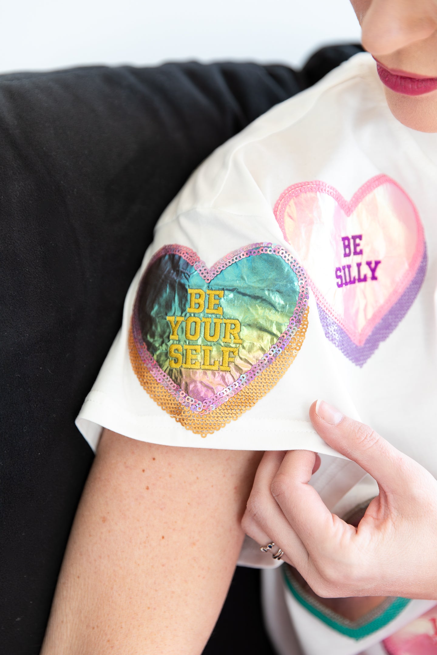 QOS Positive Hearts Tee