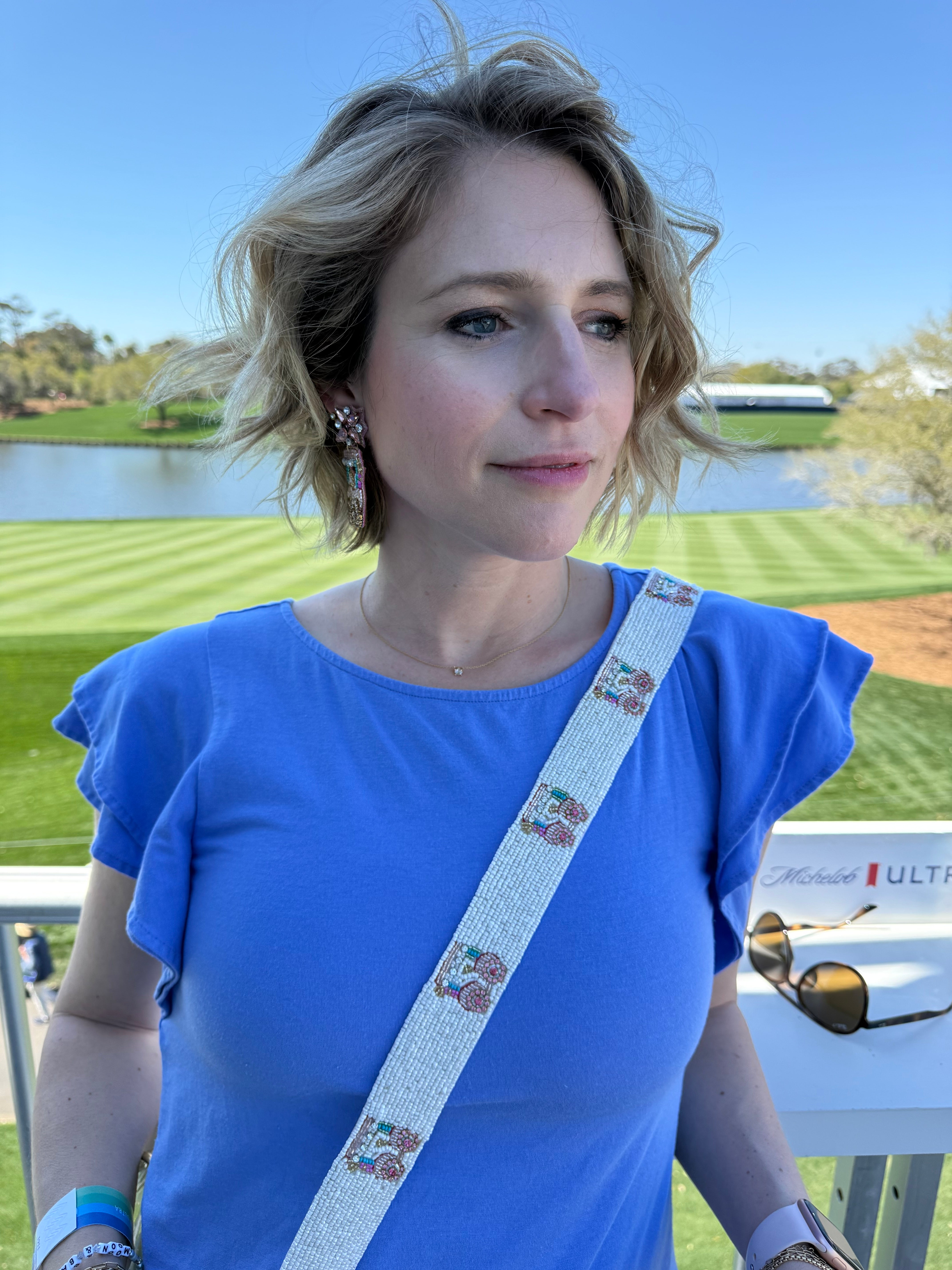 Beaded Golf Cart Earrings