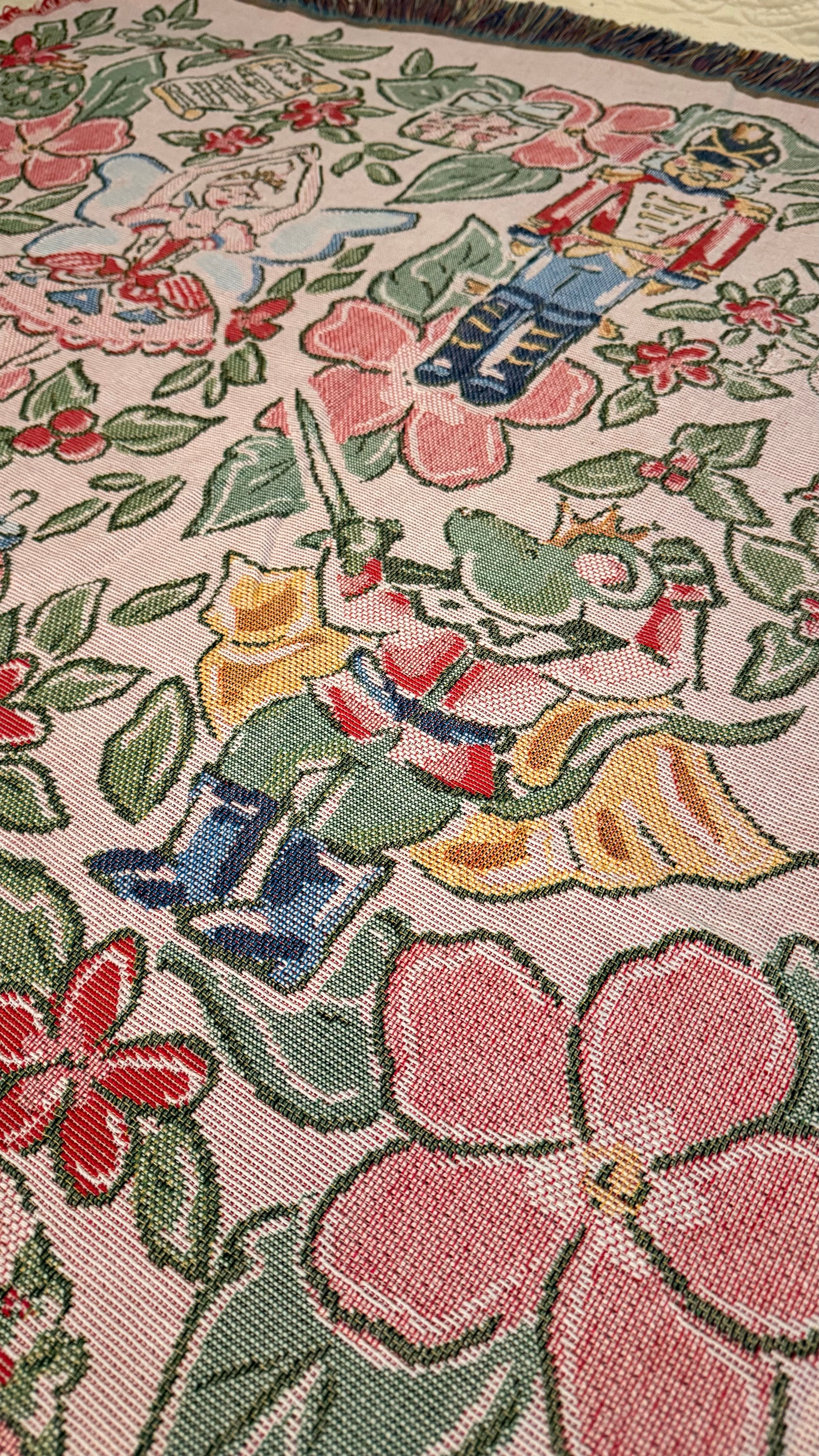 Nutcracker in Bloom Woven Blanket