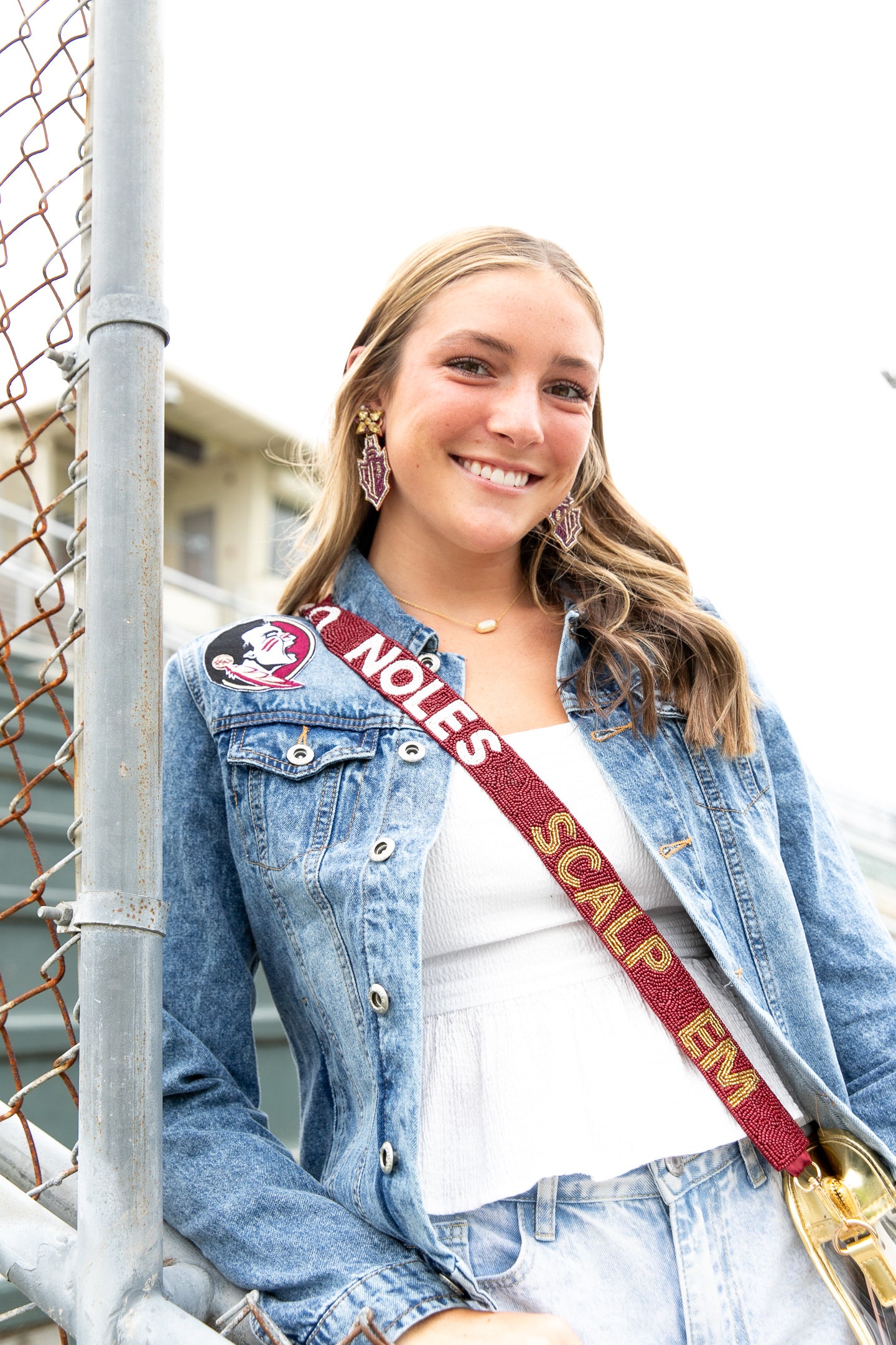 Go Noles FSU Beaded Strap