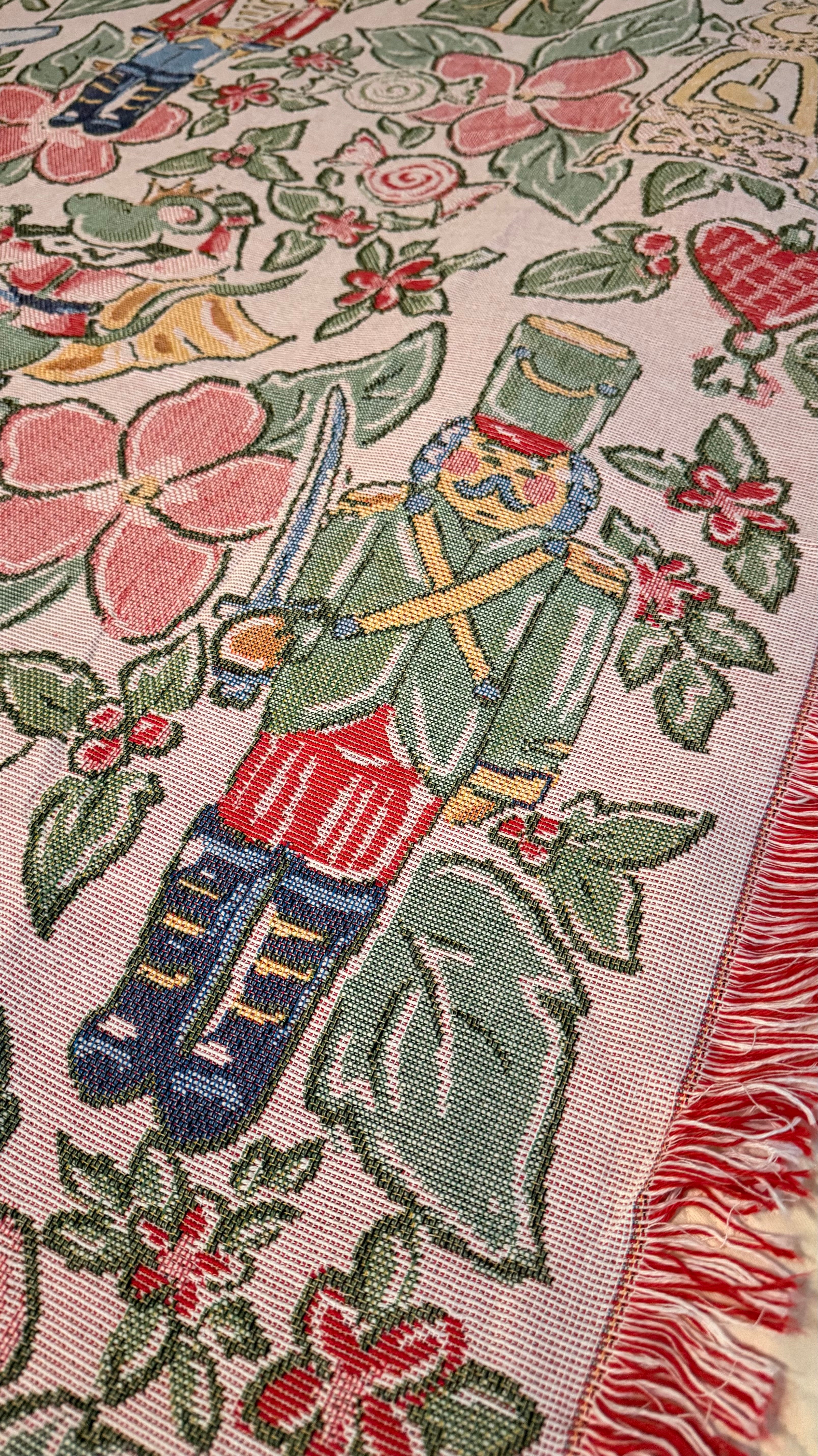 Nutcracker in Bloom Woven Blanket