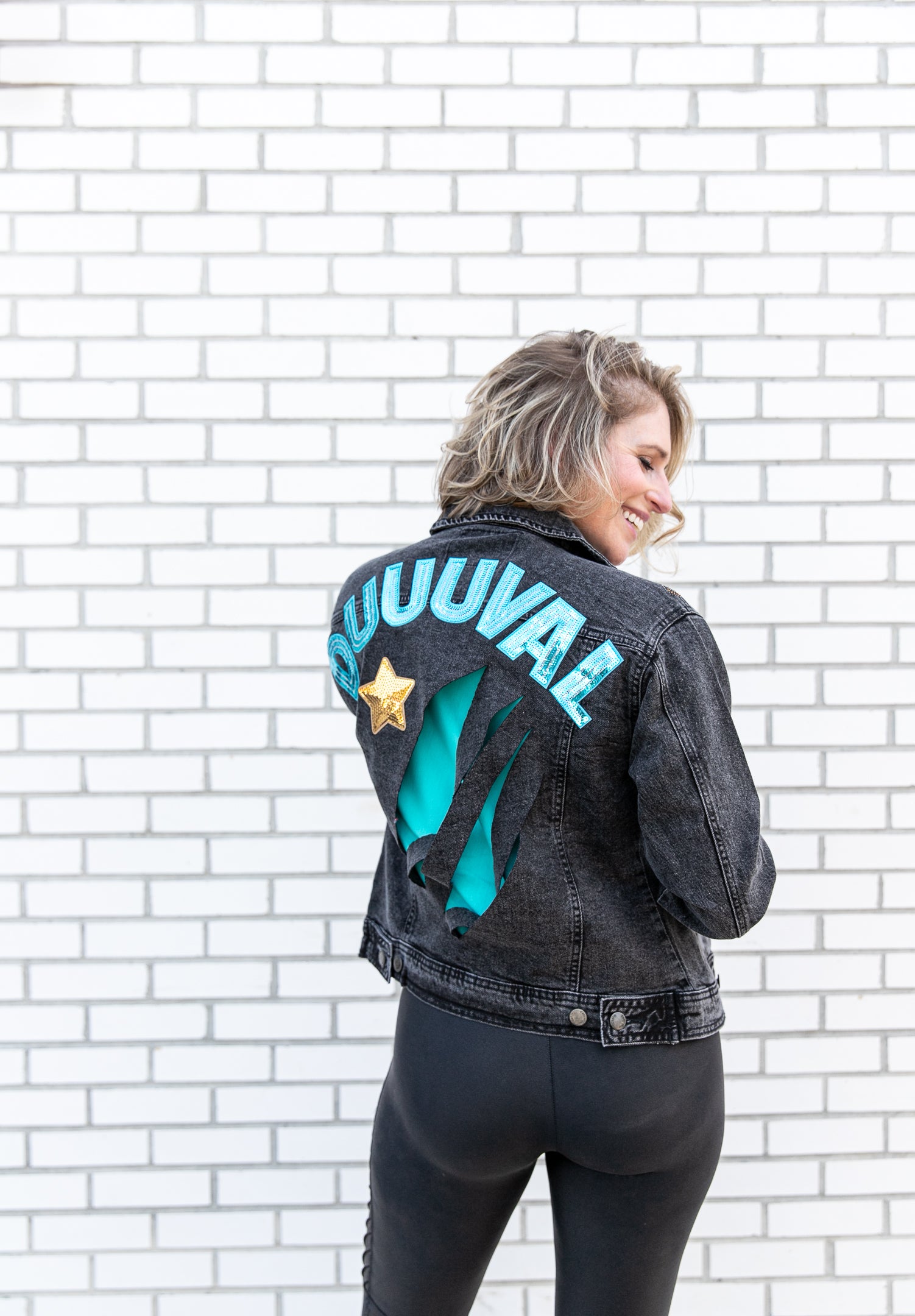 Jacksonville Jaguars DUUUVAL Black Denim Jacket