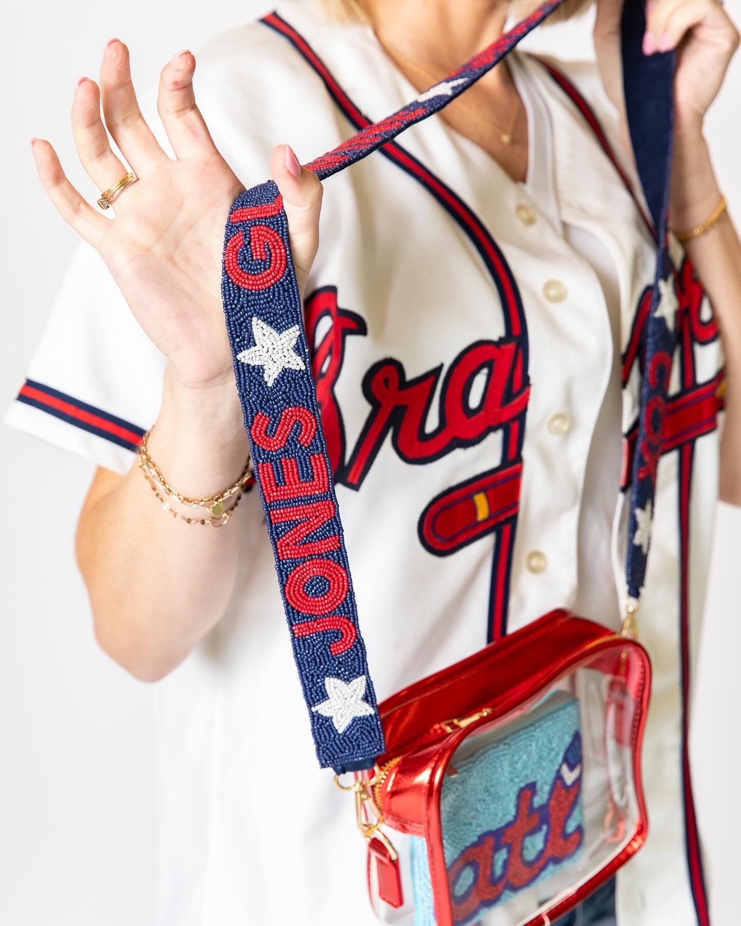 Beaded ATL Braves Coin Purse