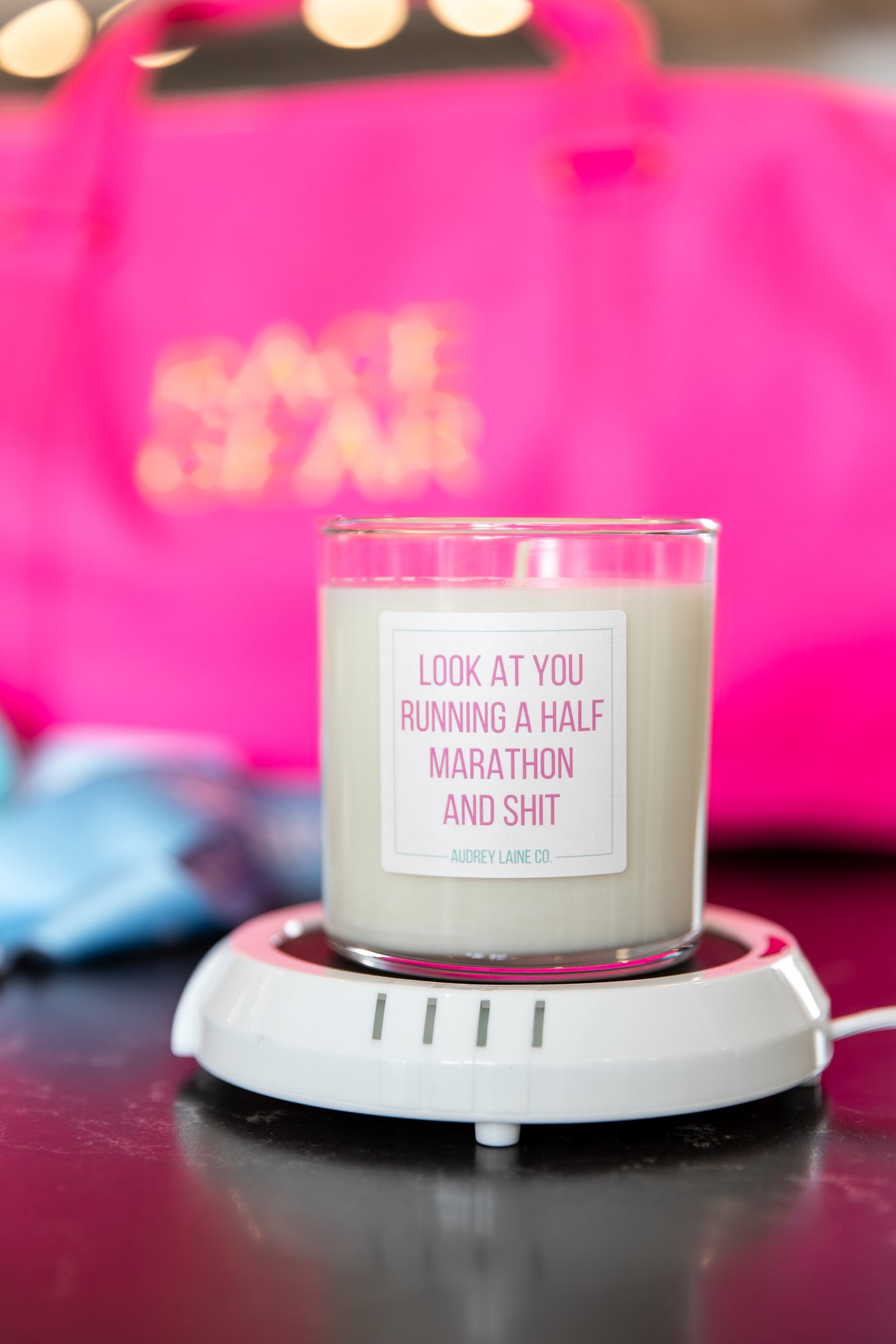 Half Marathon Candle