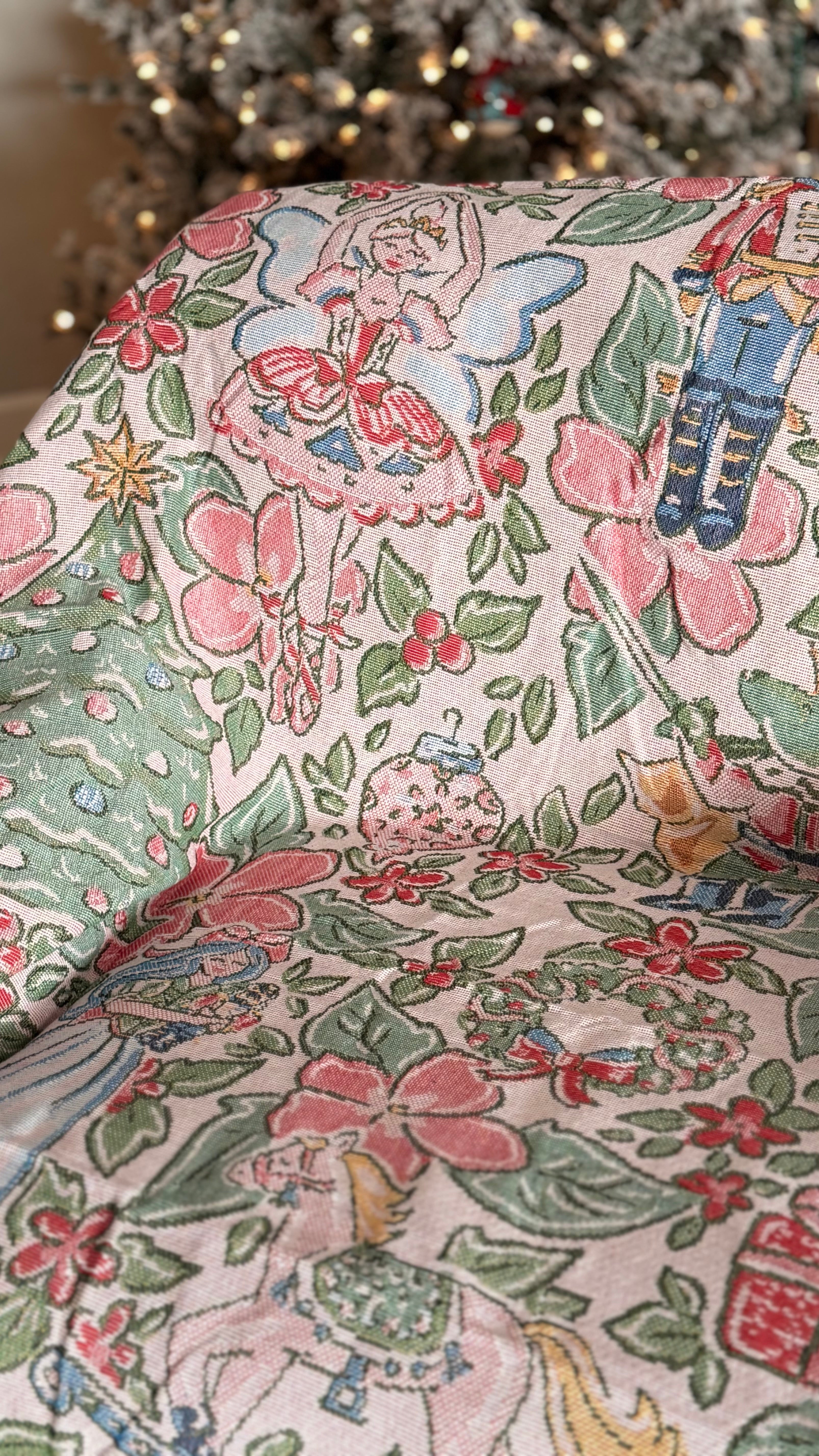 Nutcracker in Bloom Woven Blanket