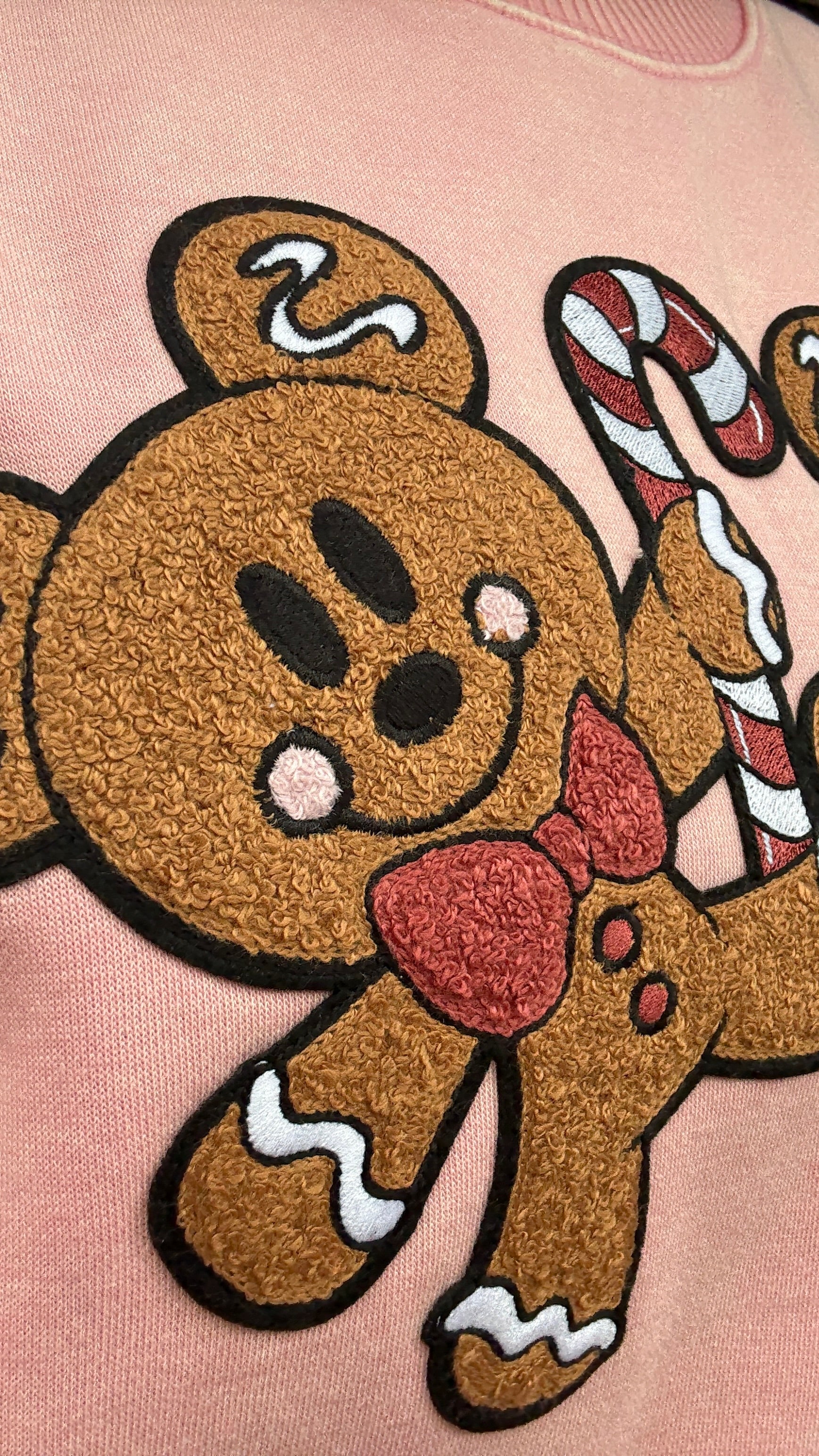 Very Merry Pink Gingerbread Sweatshirt