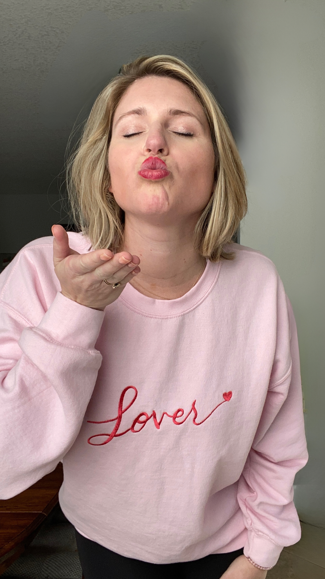 Lover Embroidered Sweatshirt