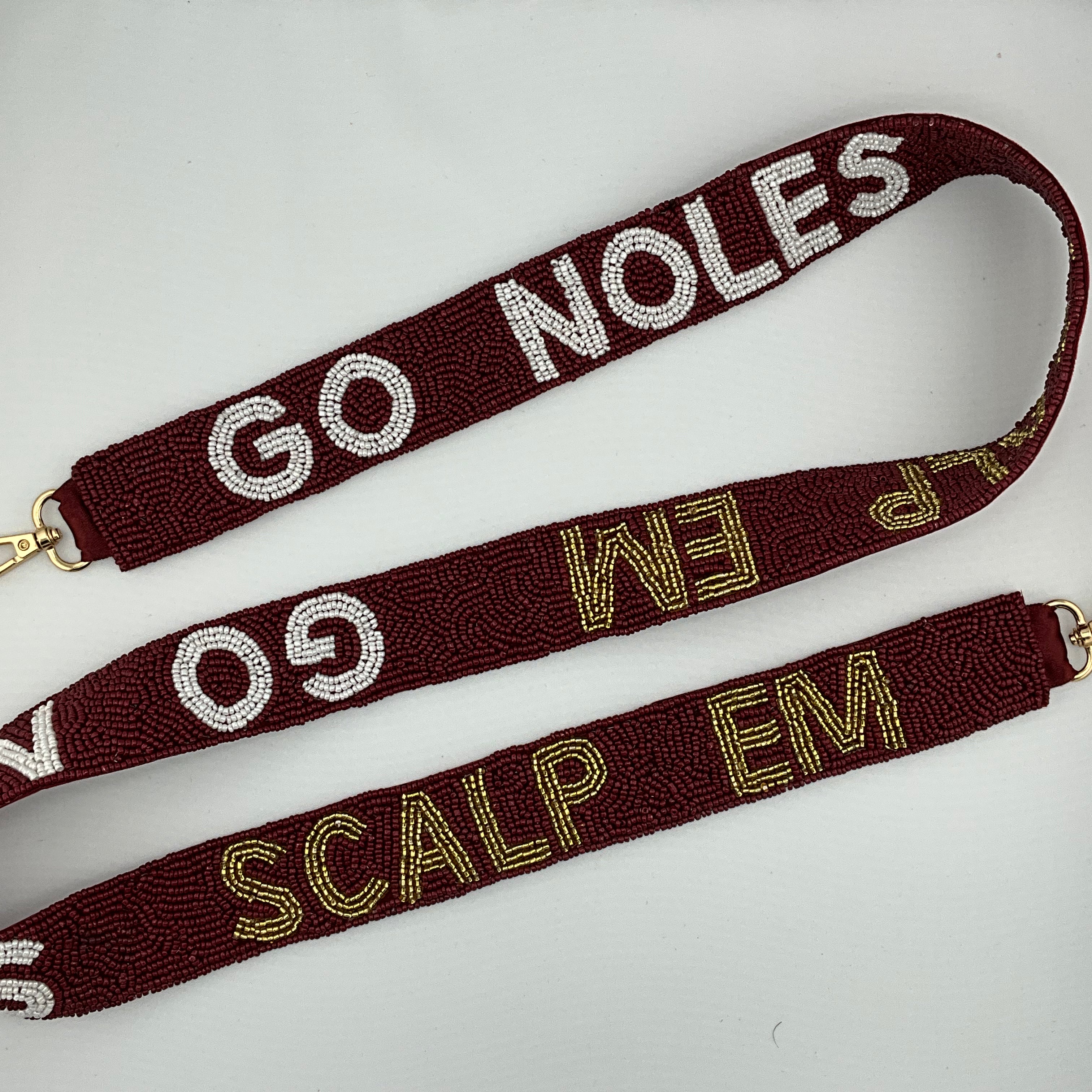 Go Noles FSU Beaded Strap