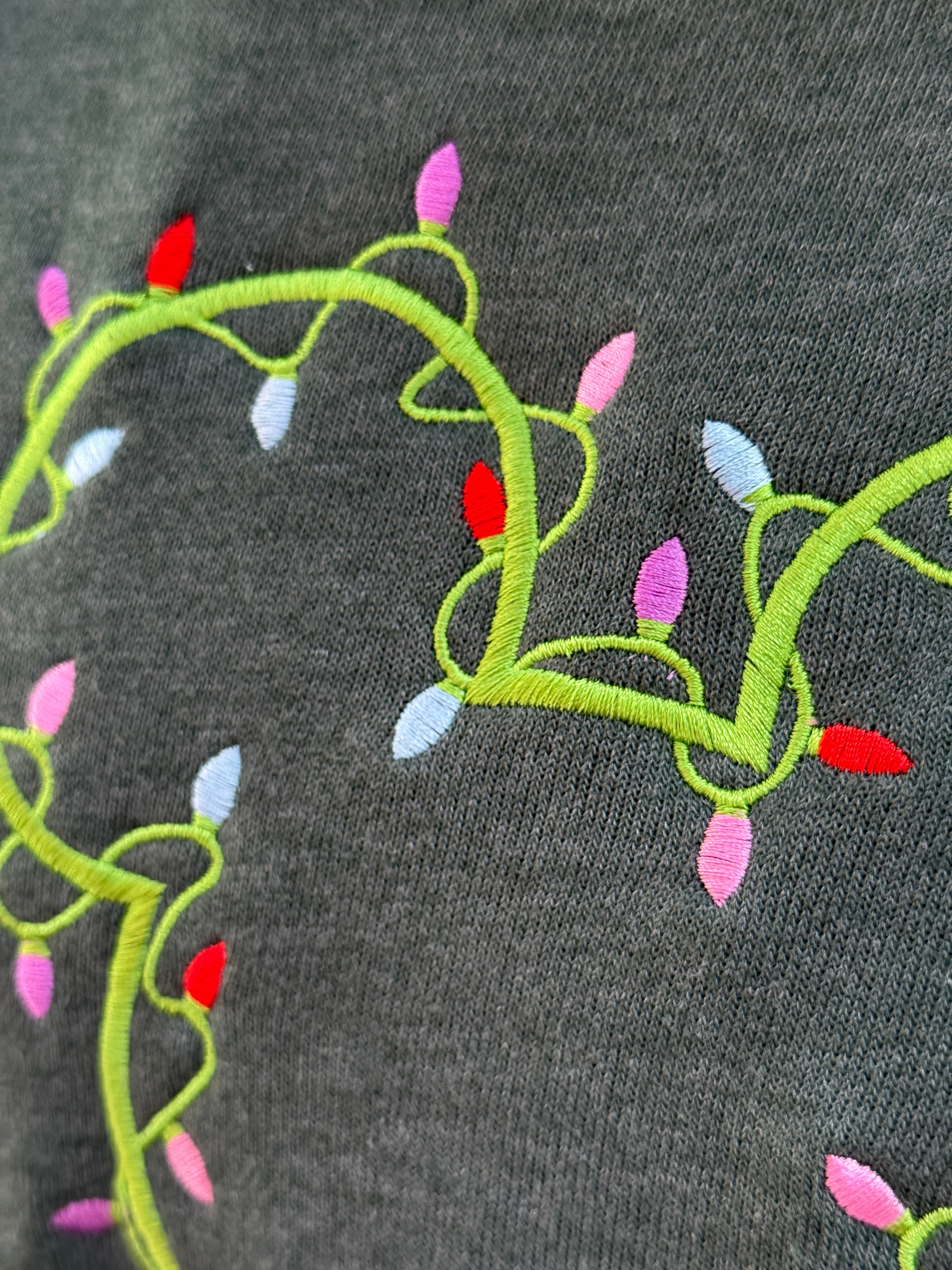 Very Merry Mickey Lights Sweatshirt