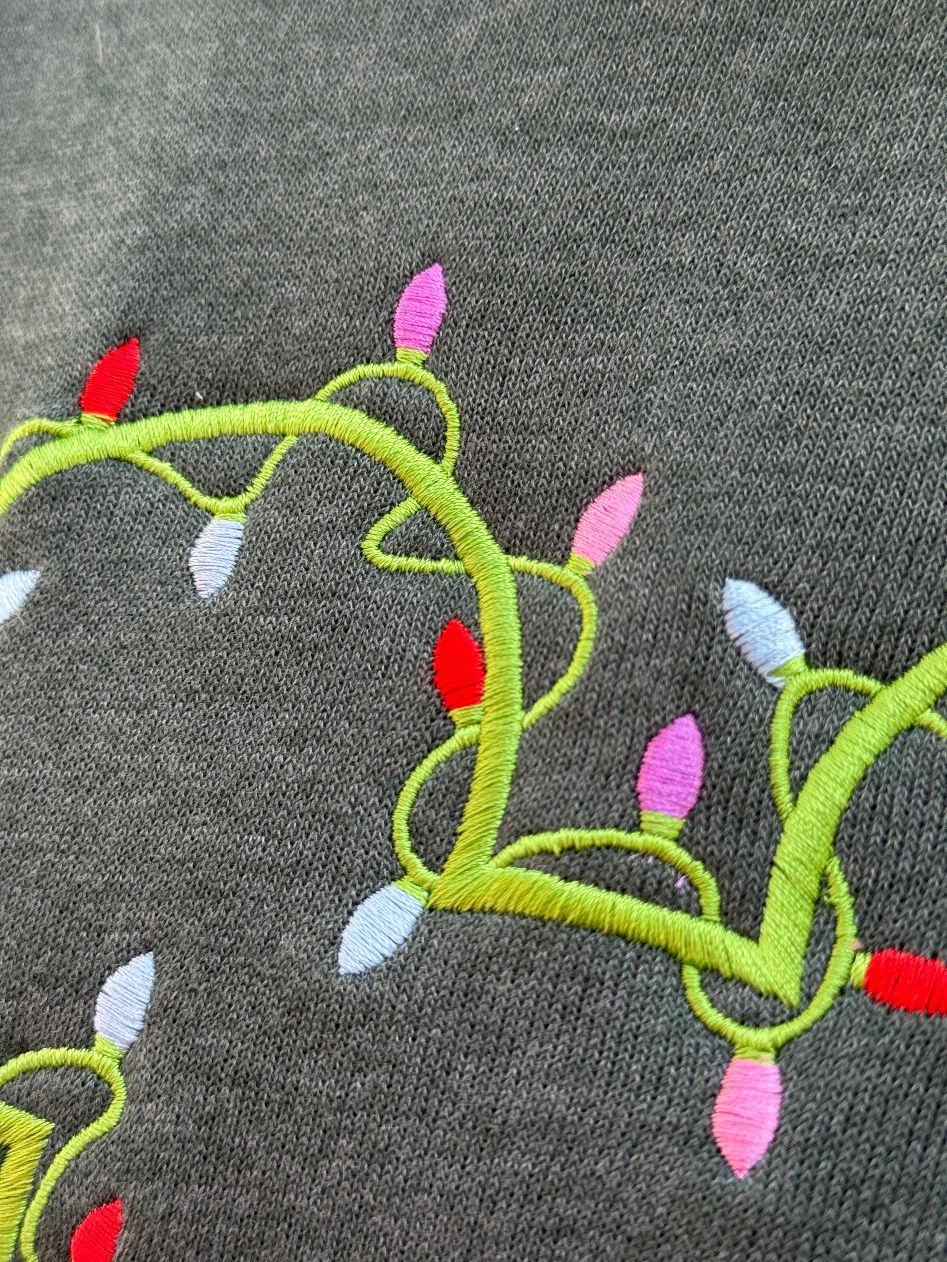 Very Merry Mickey Lights Sweatshirt