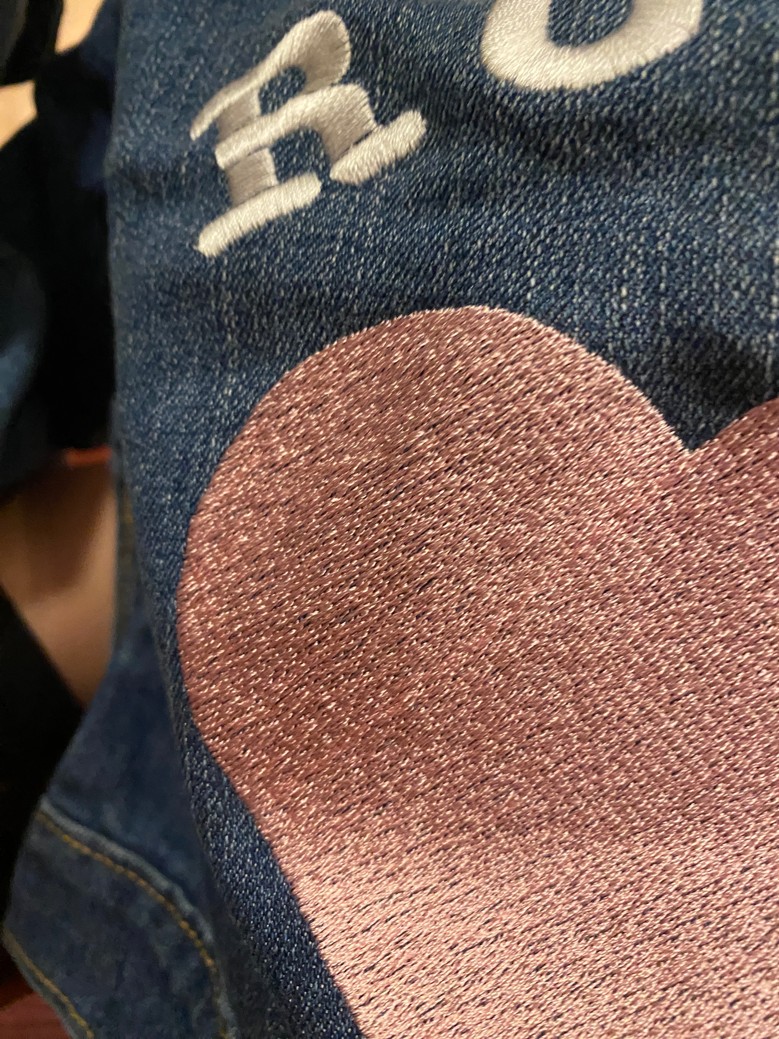 Personalized Denim Jacket for Little Girls - Custom Embroidery