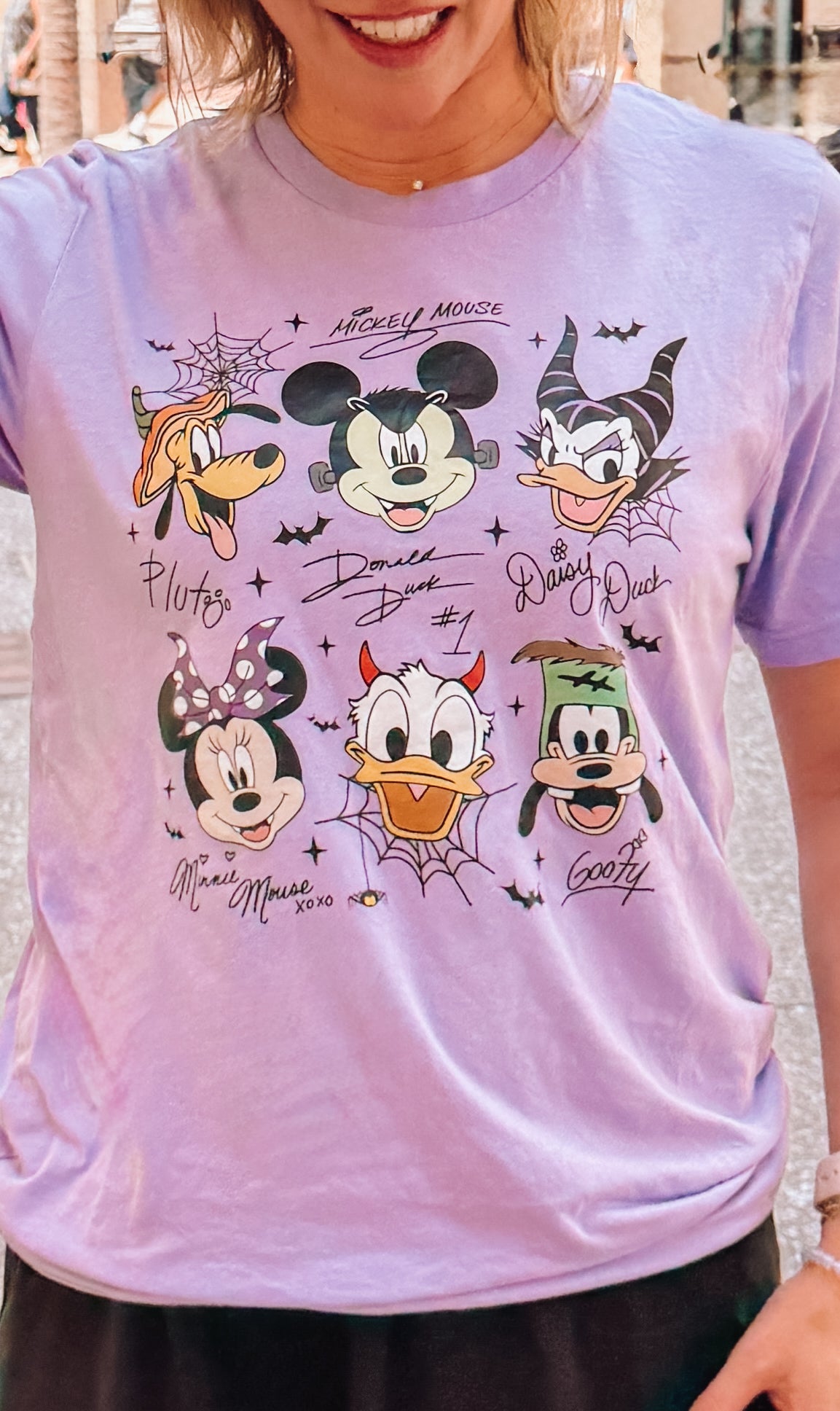 Halloween Characters Autograph Tee