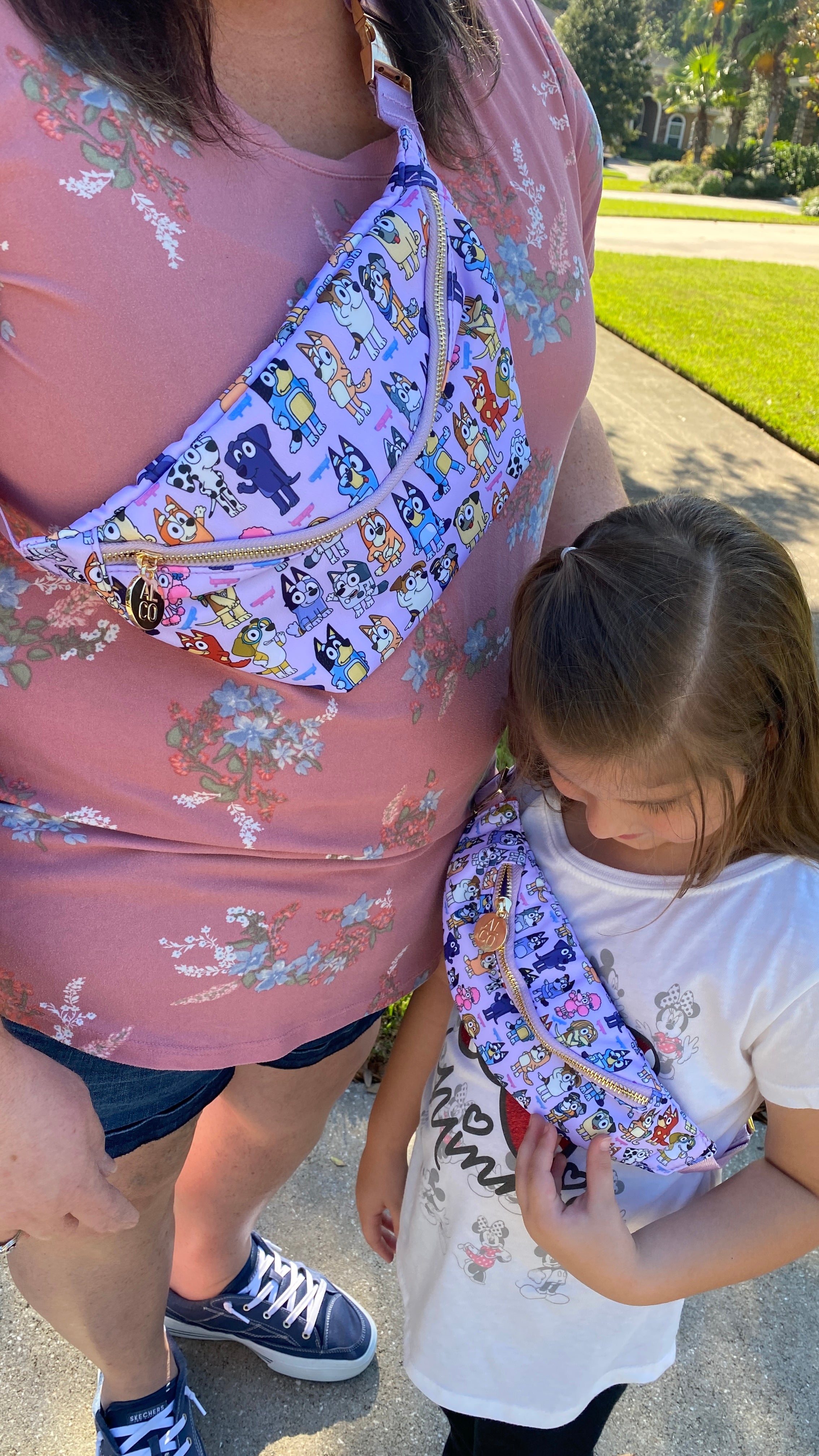 Blue Dog Mini Fanny Pack