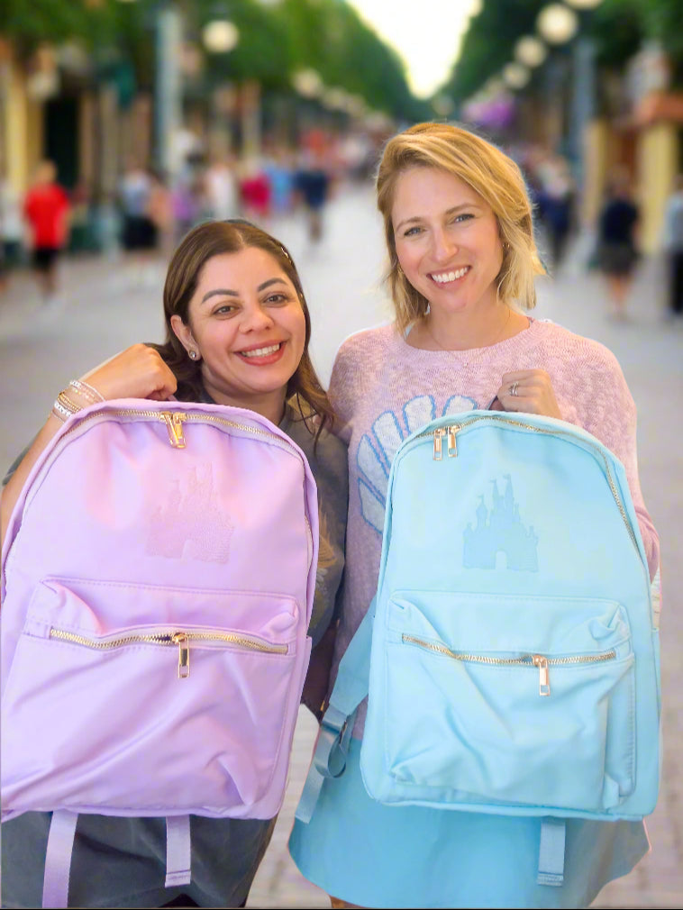 Castle Embroidered Backpack