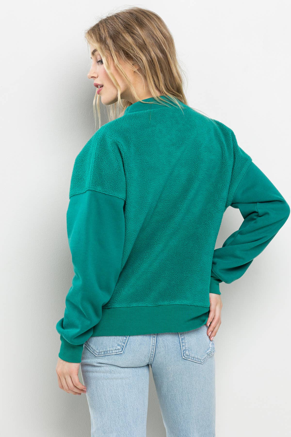 Green Fleece Quarter Zip