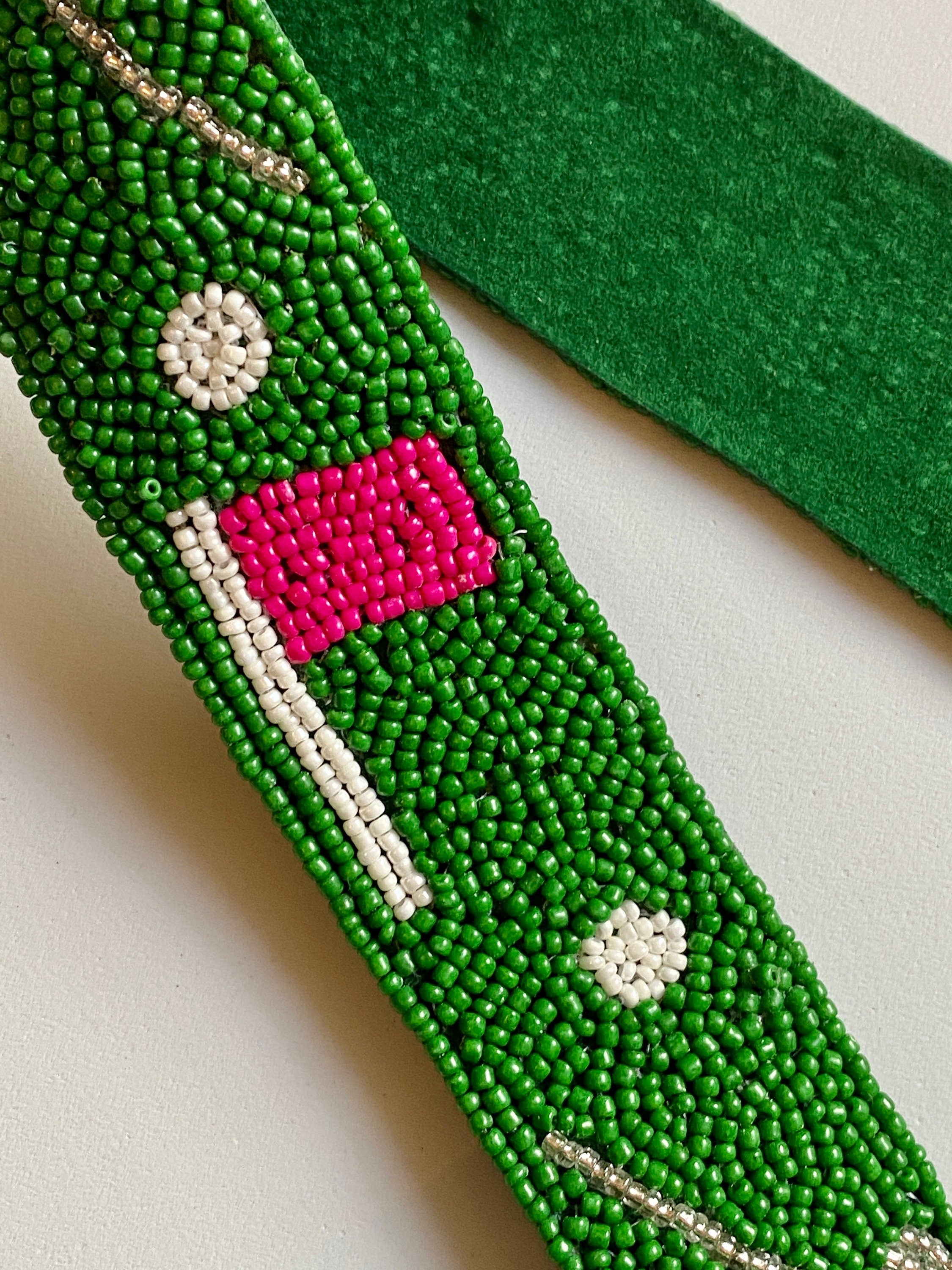 Beaded Golf Purse Strap