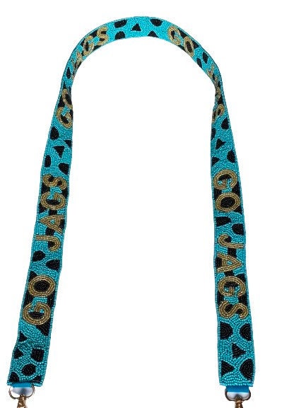 Jacksonville Jaguars Clear Bag and Beaded Strap